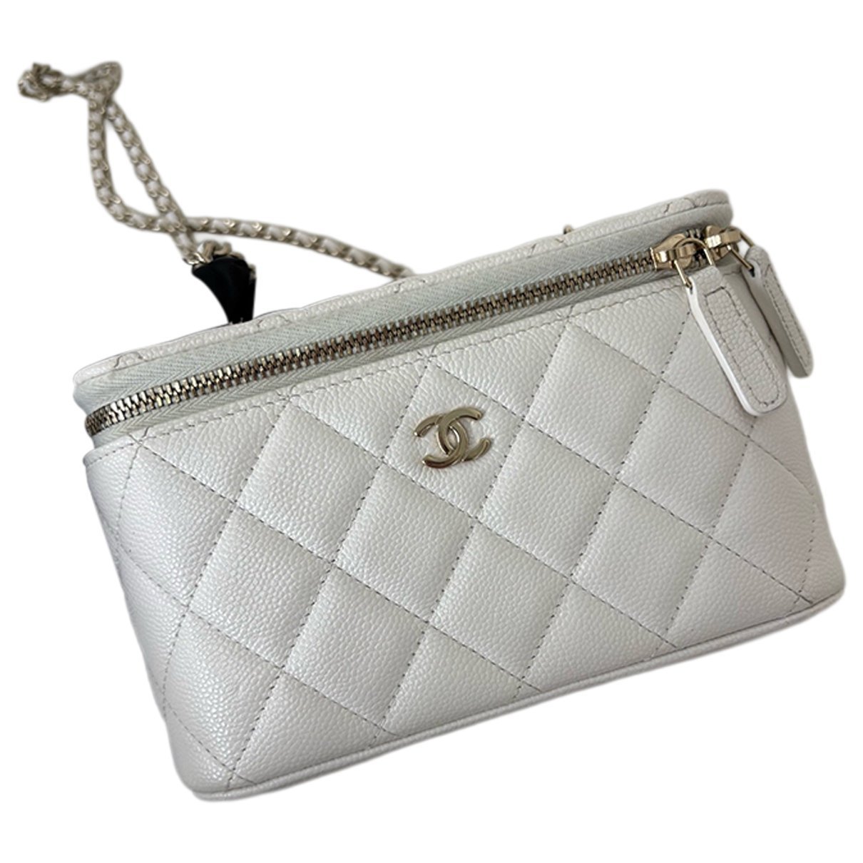 Trendy CC Vanity leather handbag