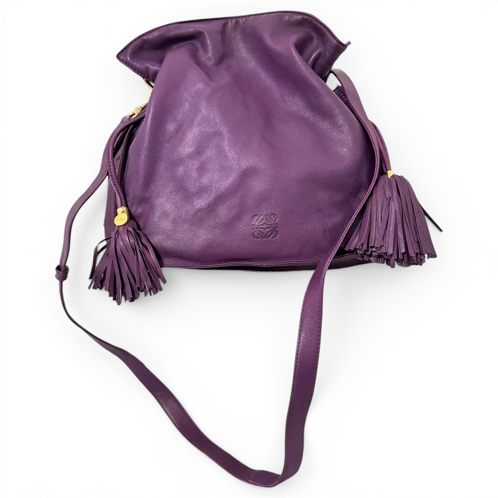 Flamenco leather handbag