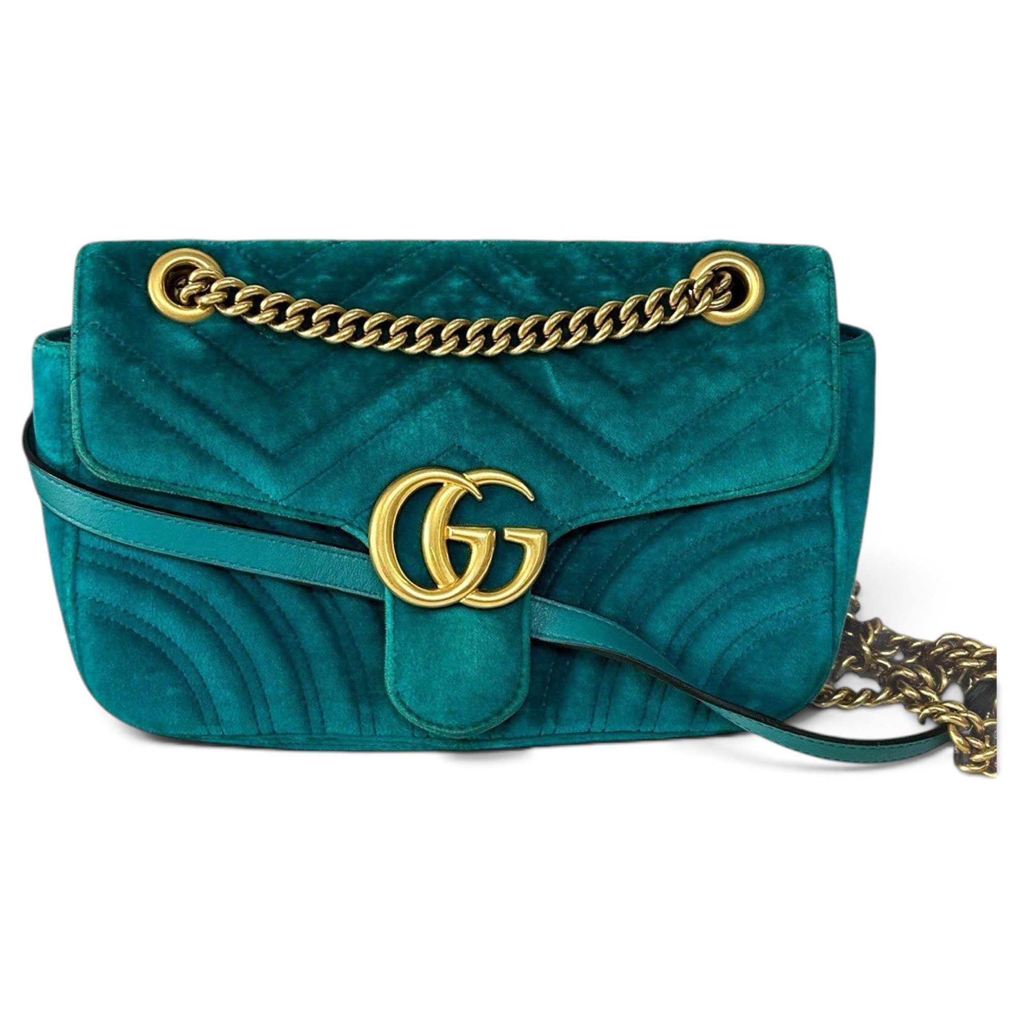 Marmont velvet crossbody bag