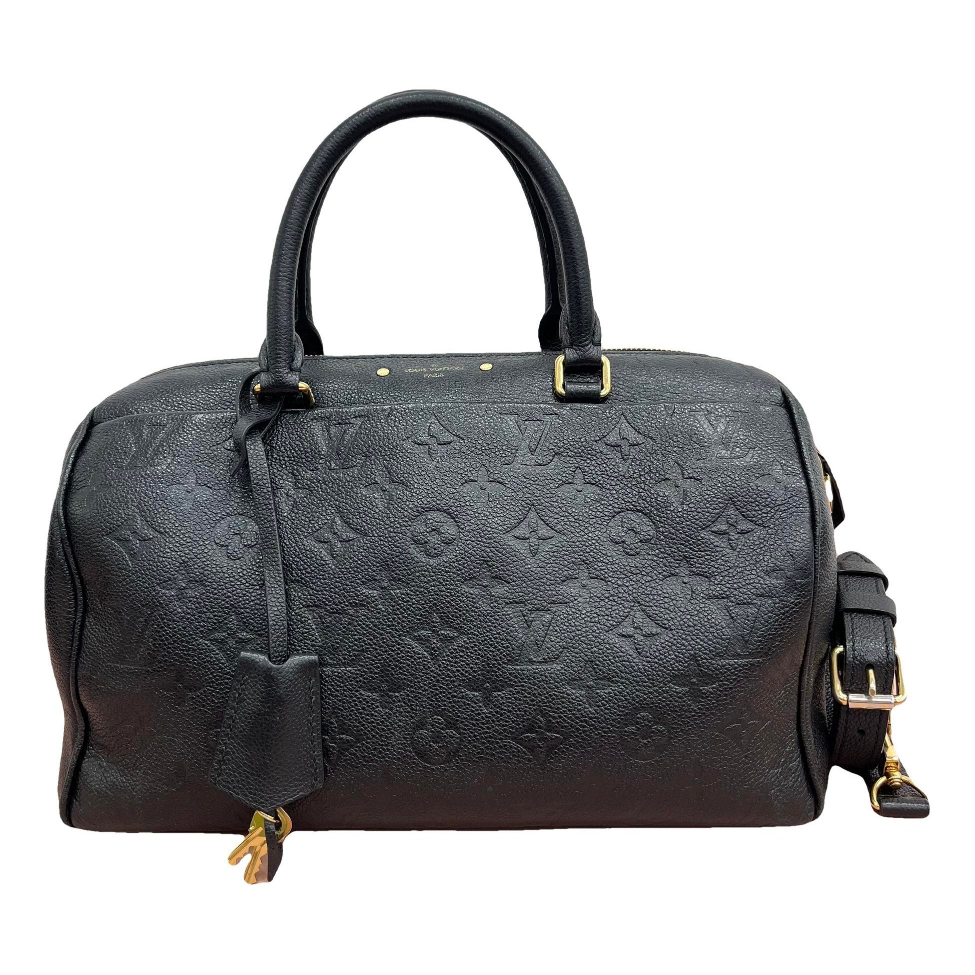 Speedy leather handbag