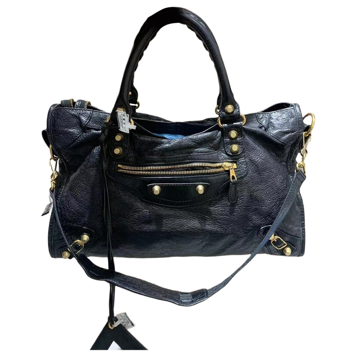 City leather bag