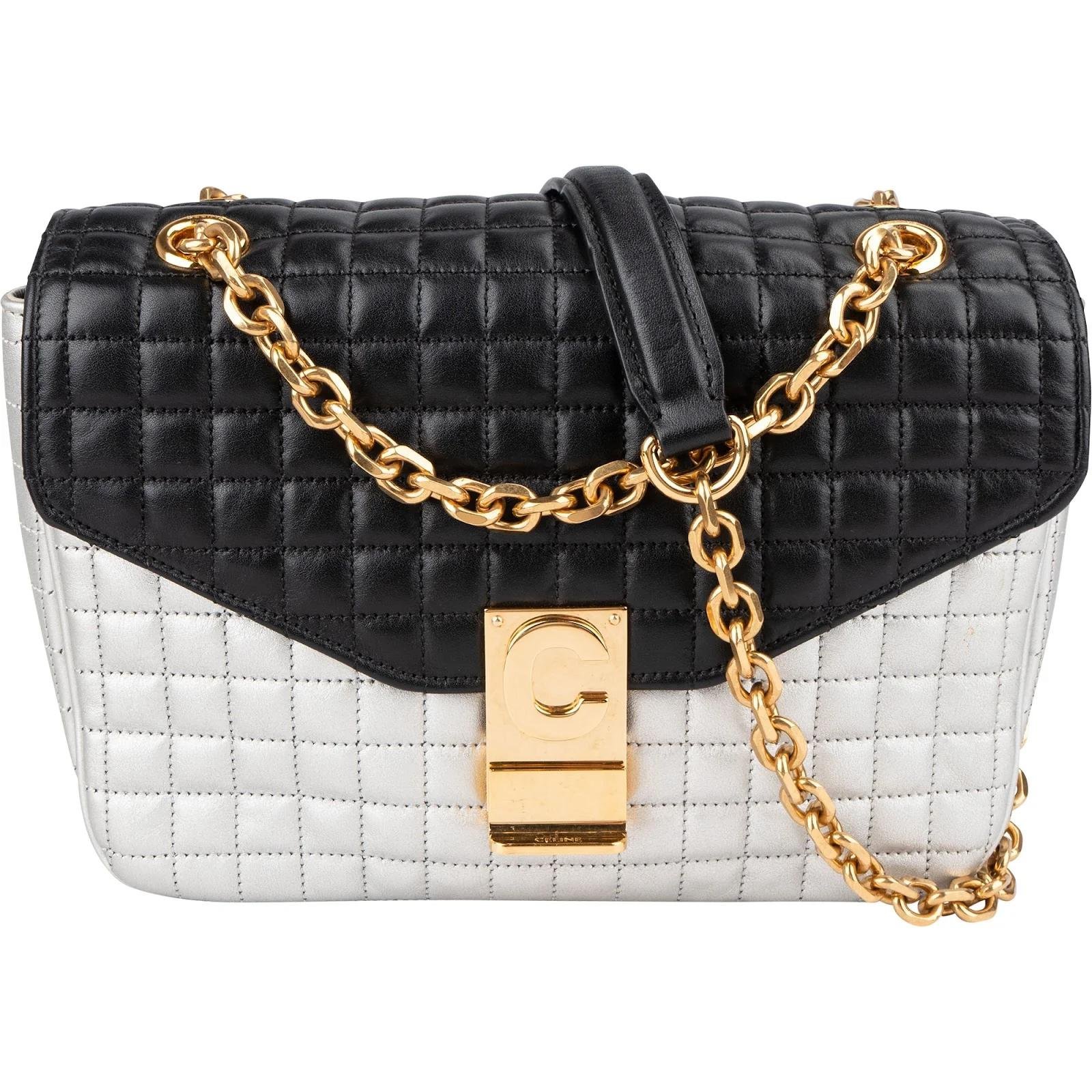 C bag leather crossbody bag