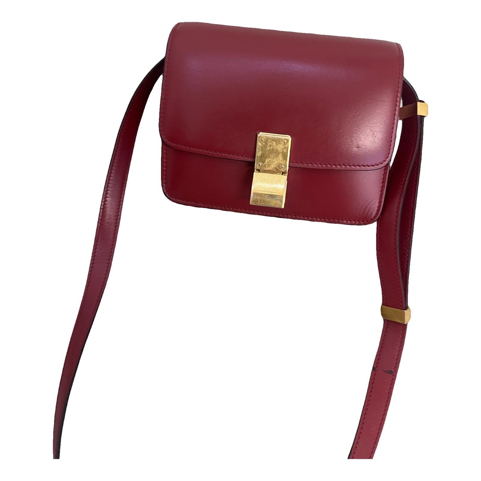 Classic leather crossbody bag