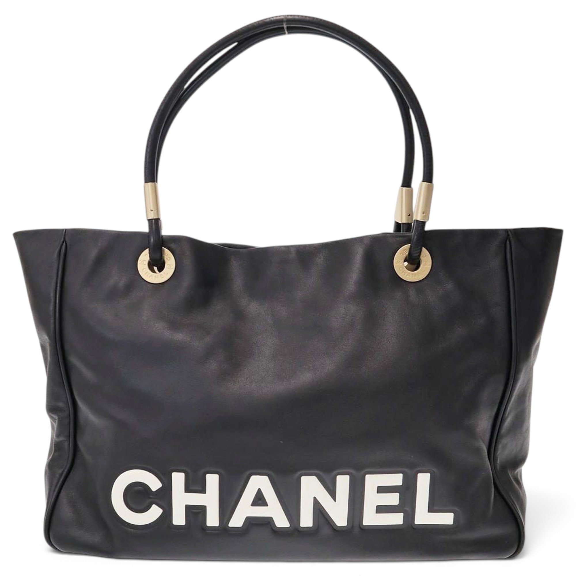 Leather tote