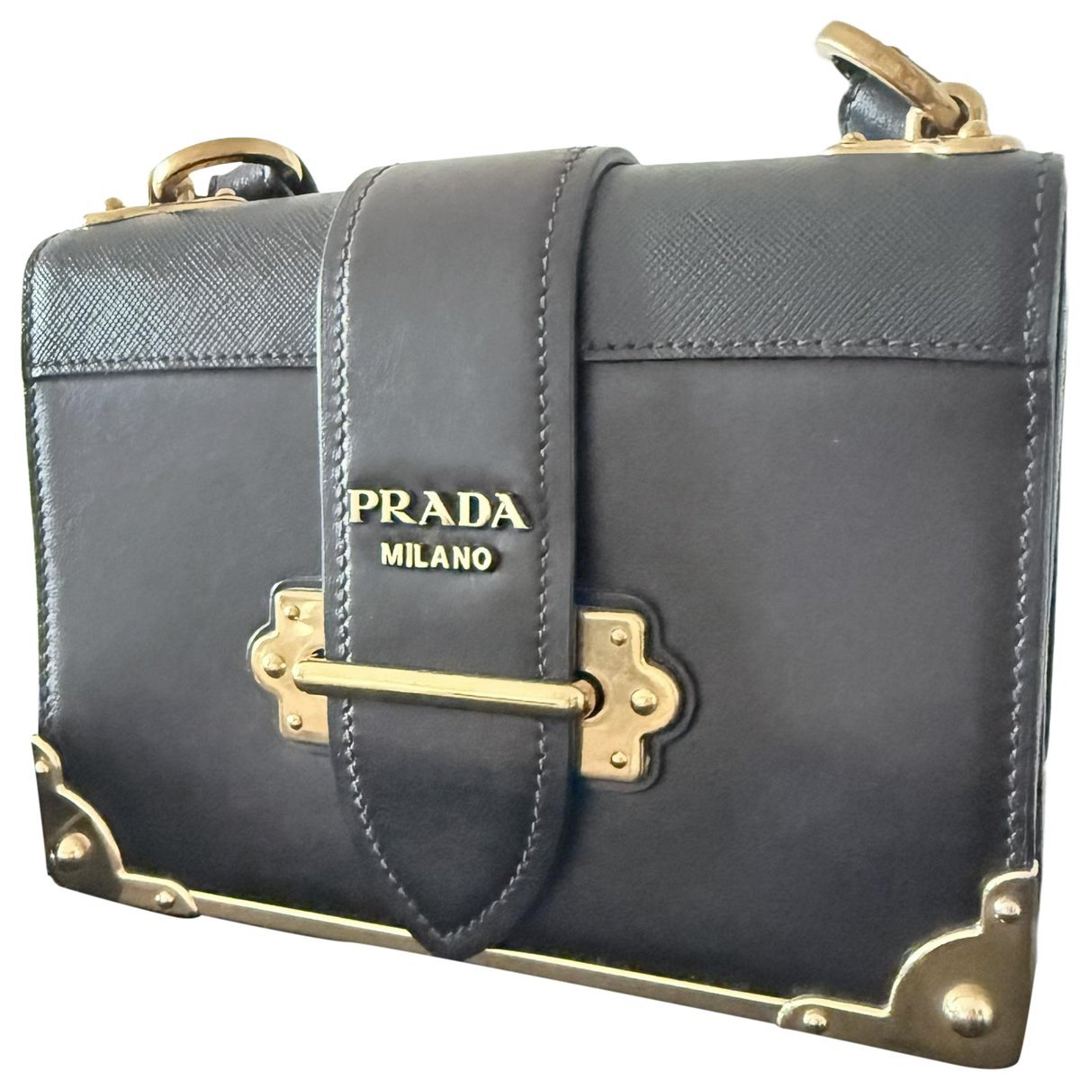 Cahier leather crossbody bag