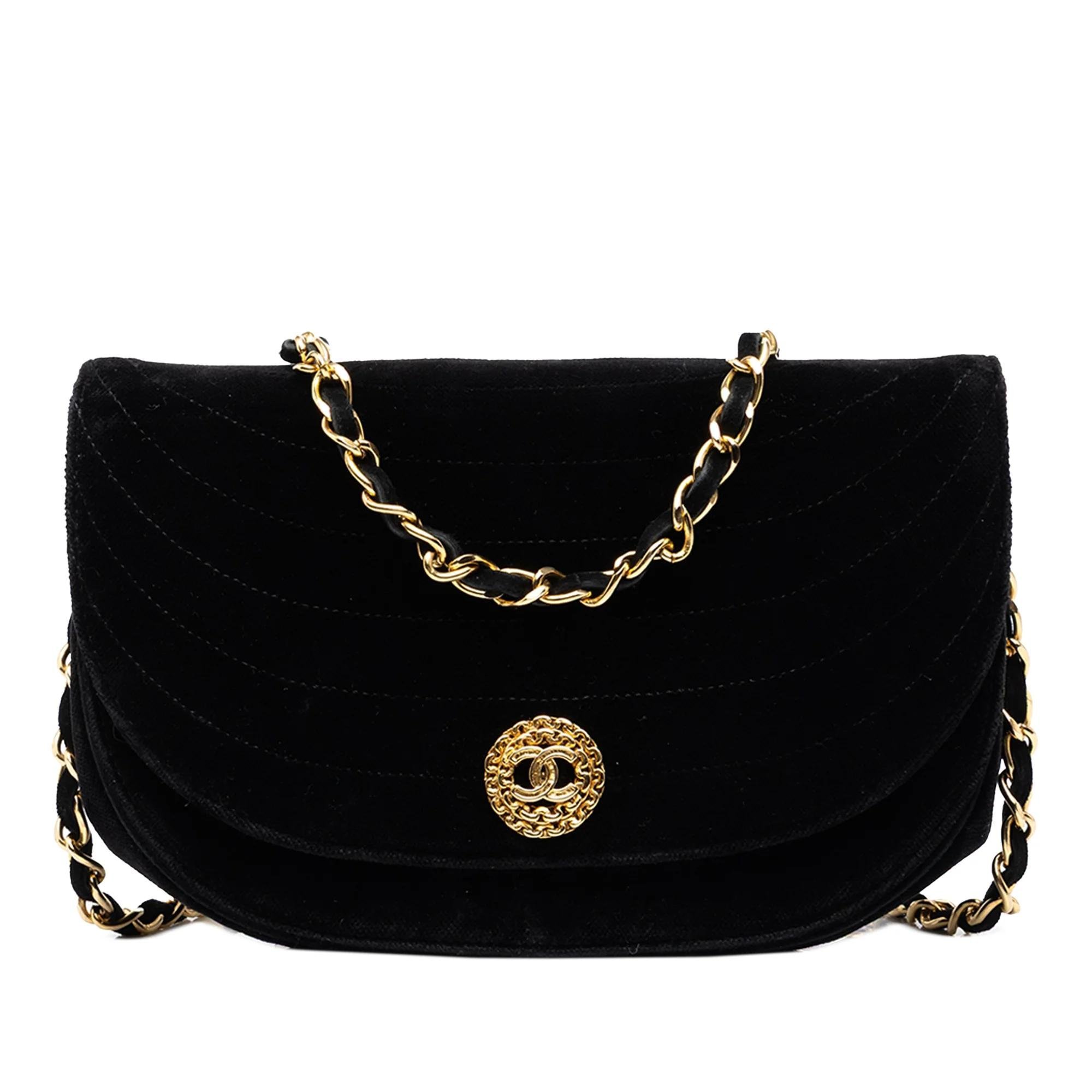 Timeless/Classique velvet handbag