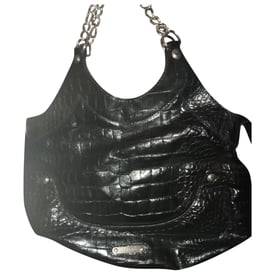 Versace Black Leather Versace Handbag