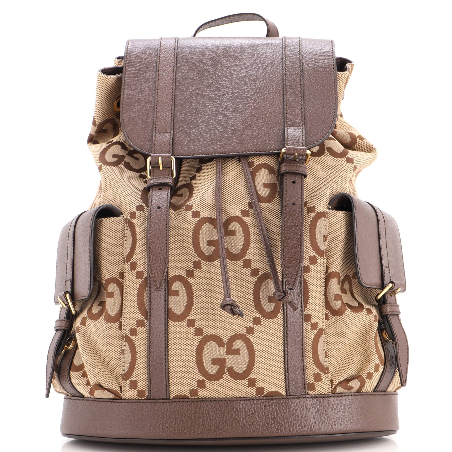Leather backpack