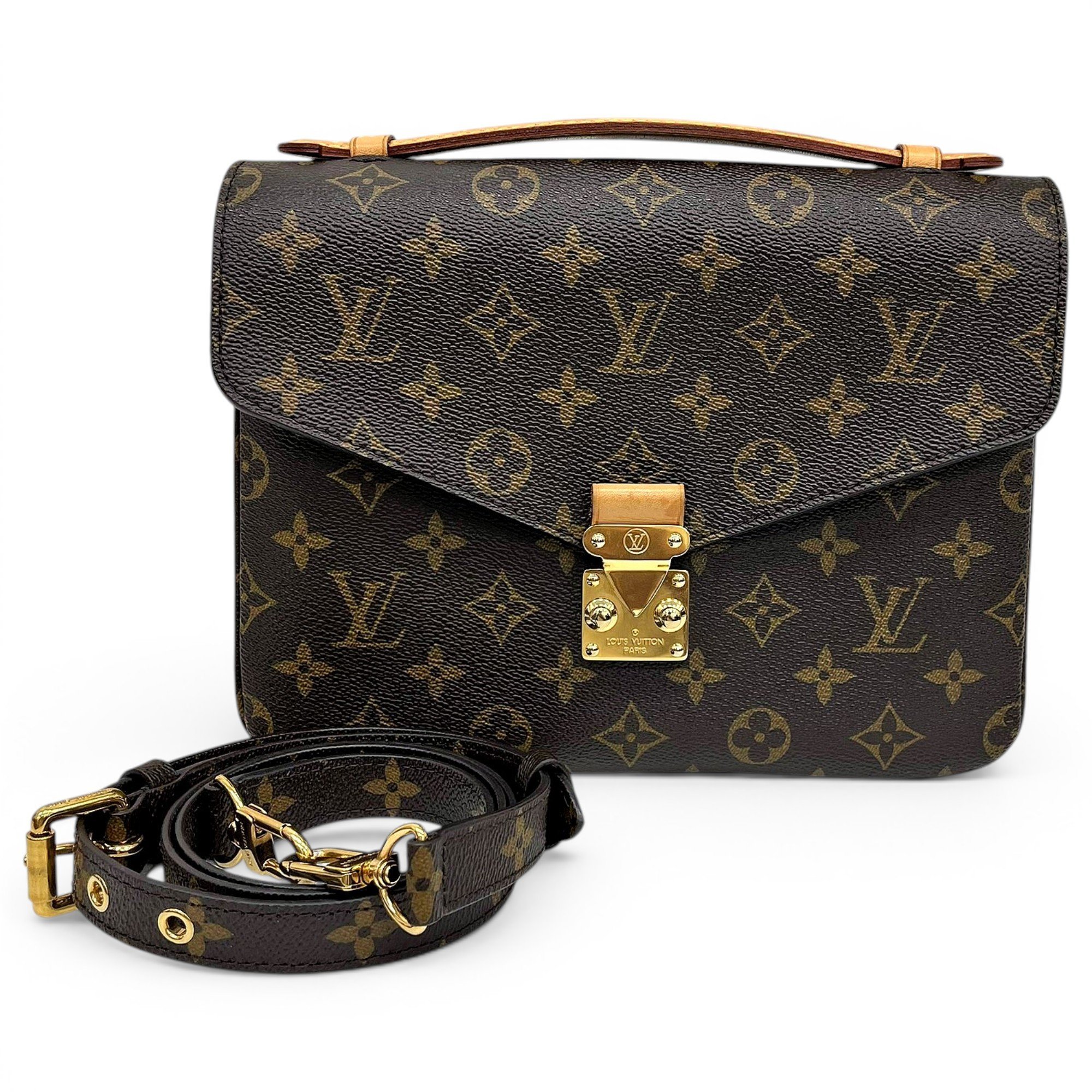 Metis leather handbag
