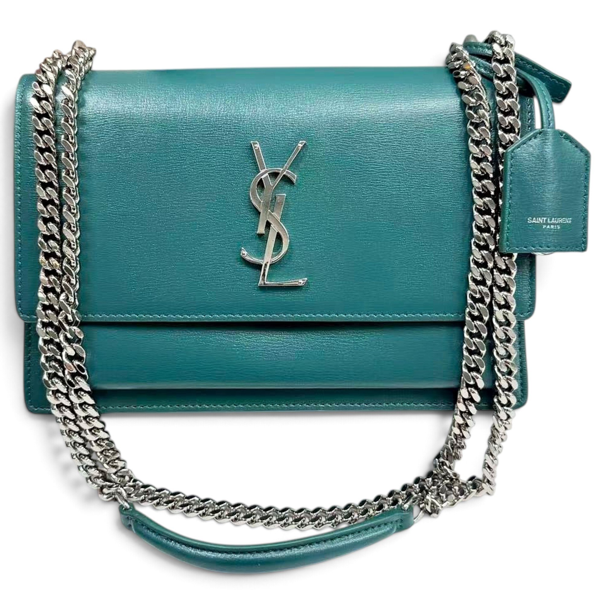 Sunset leather crossbody bag