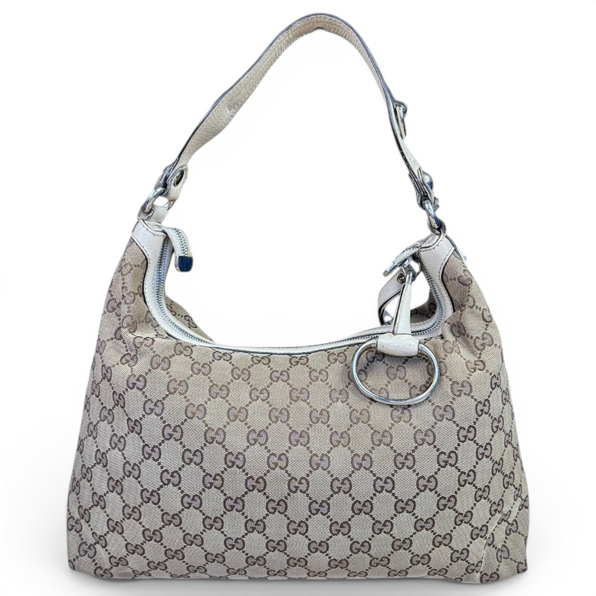 Hobo leather handbag