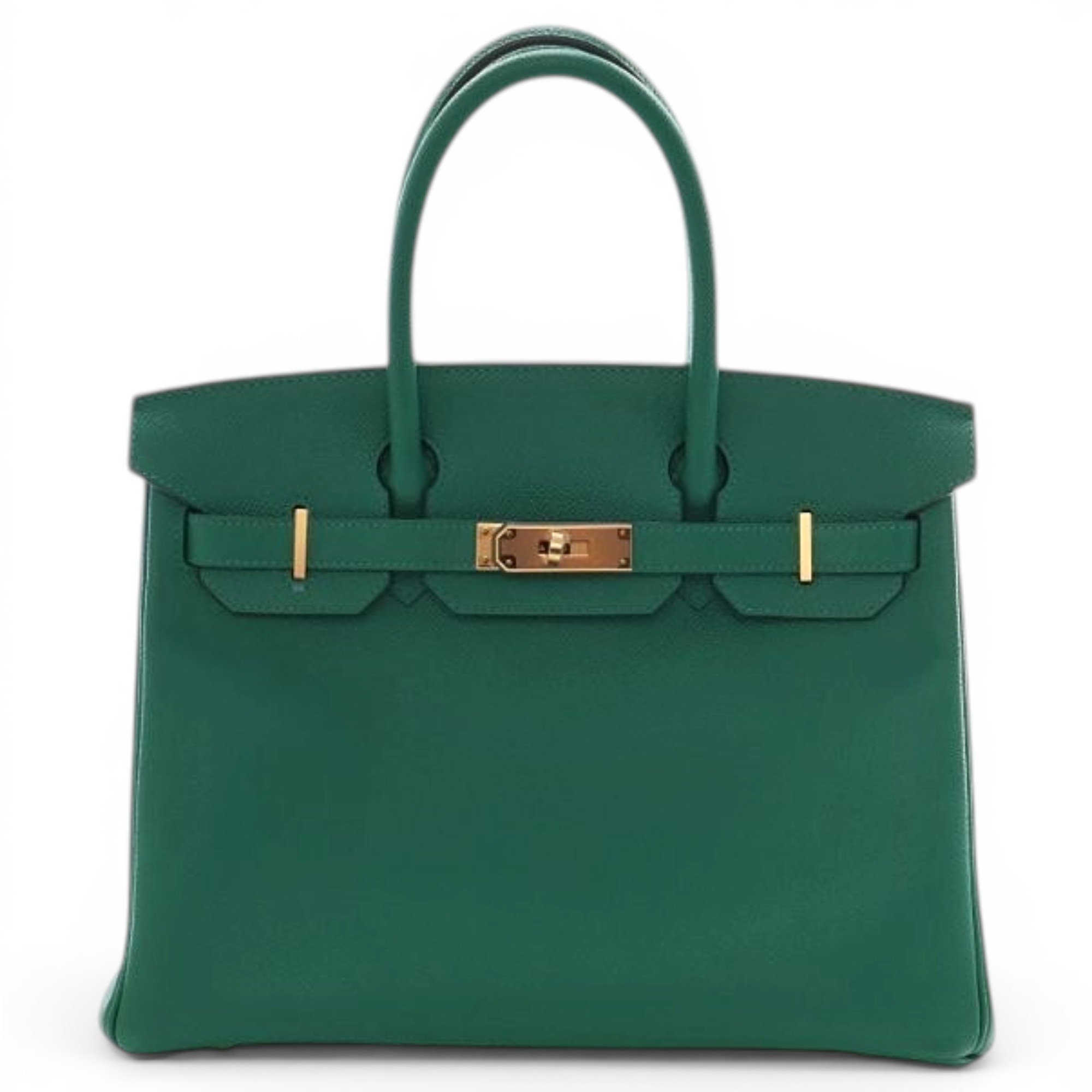Hermes Birkin 30 Handbag Vert Vertigo Epsom Leather 2019