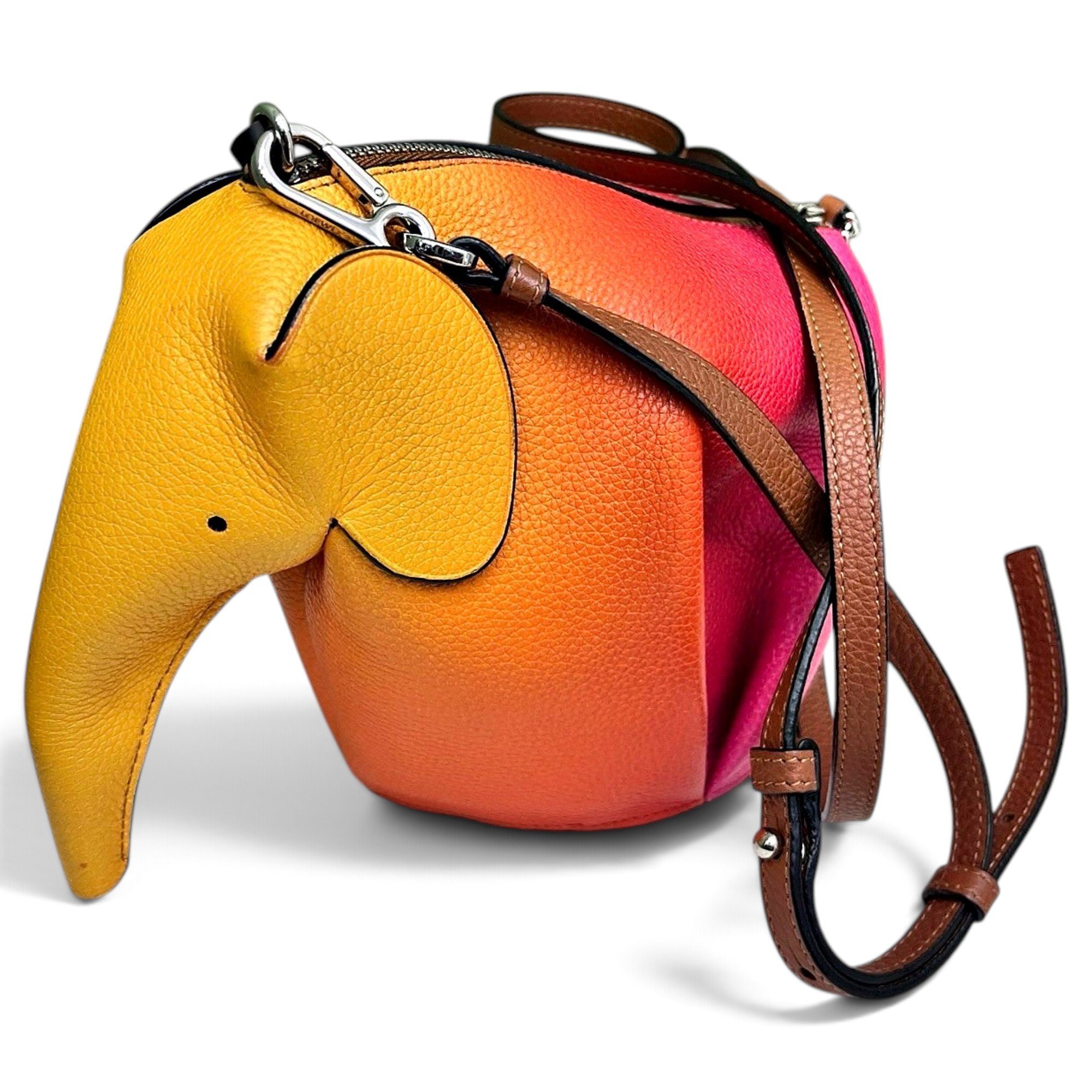 Animals leather handbag
