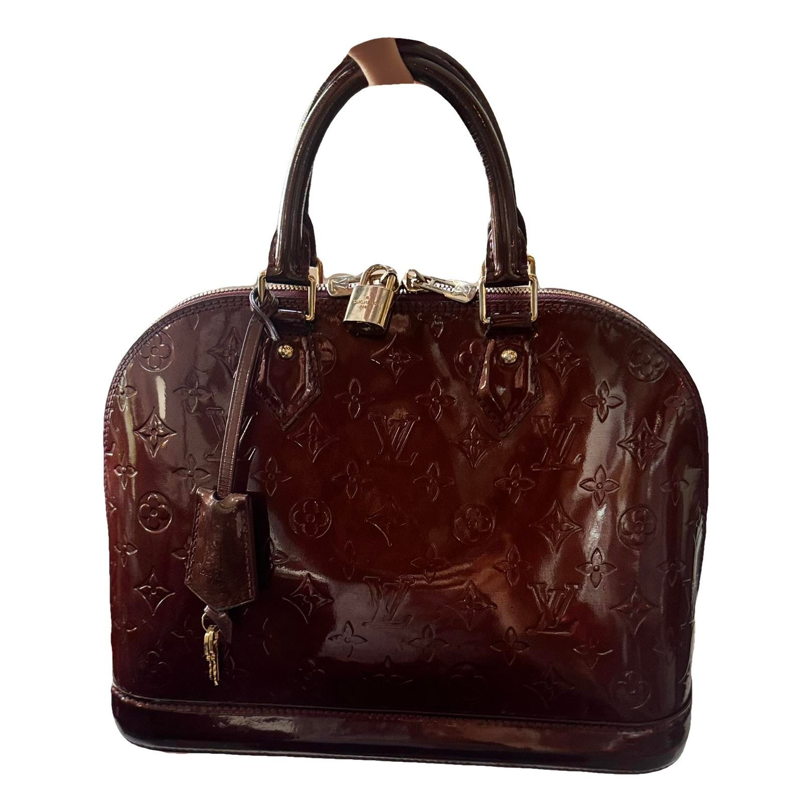 Alma patent leather handbag