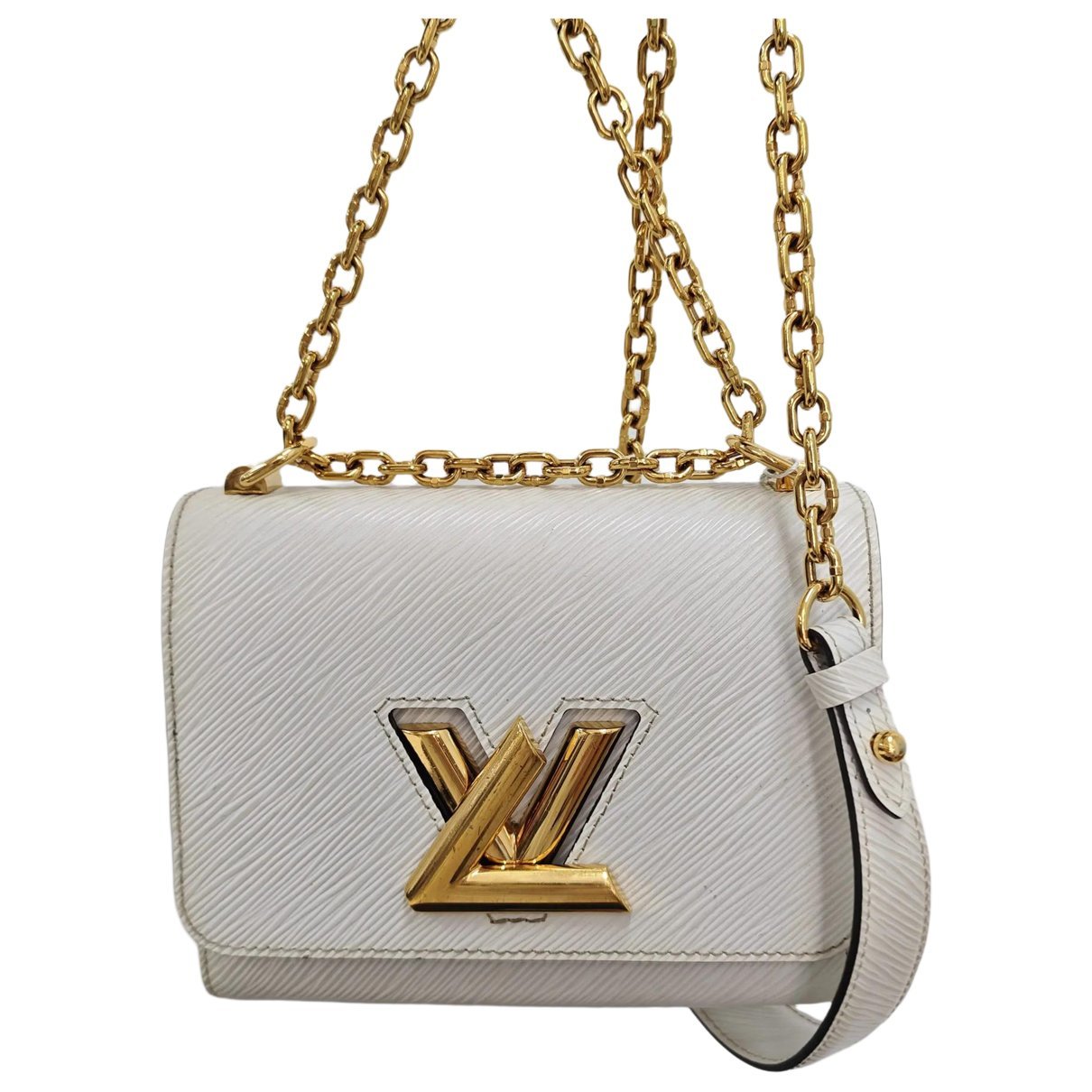 Twist Belt Wallet On Chain leather handbag