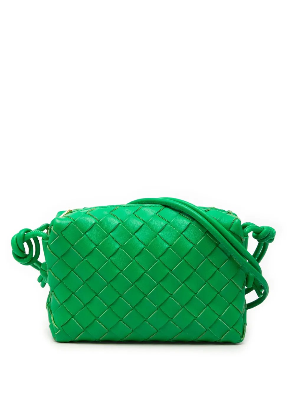 2012-2026 Mini Lambskin Intrecciato Loop Camera Bag crossbody bag