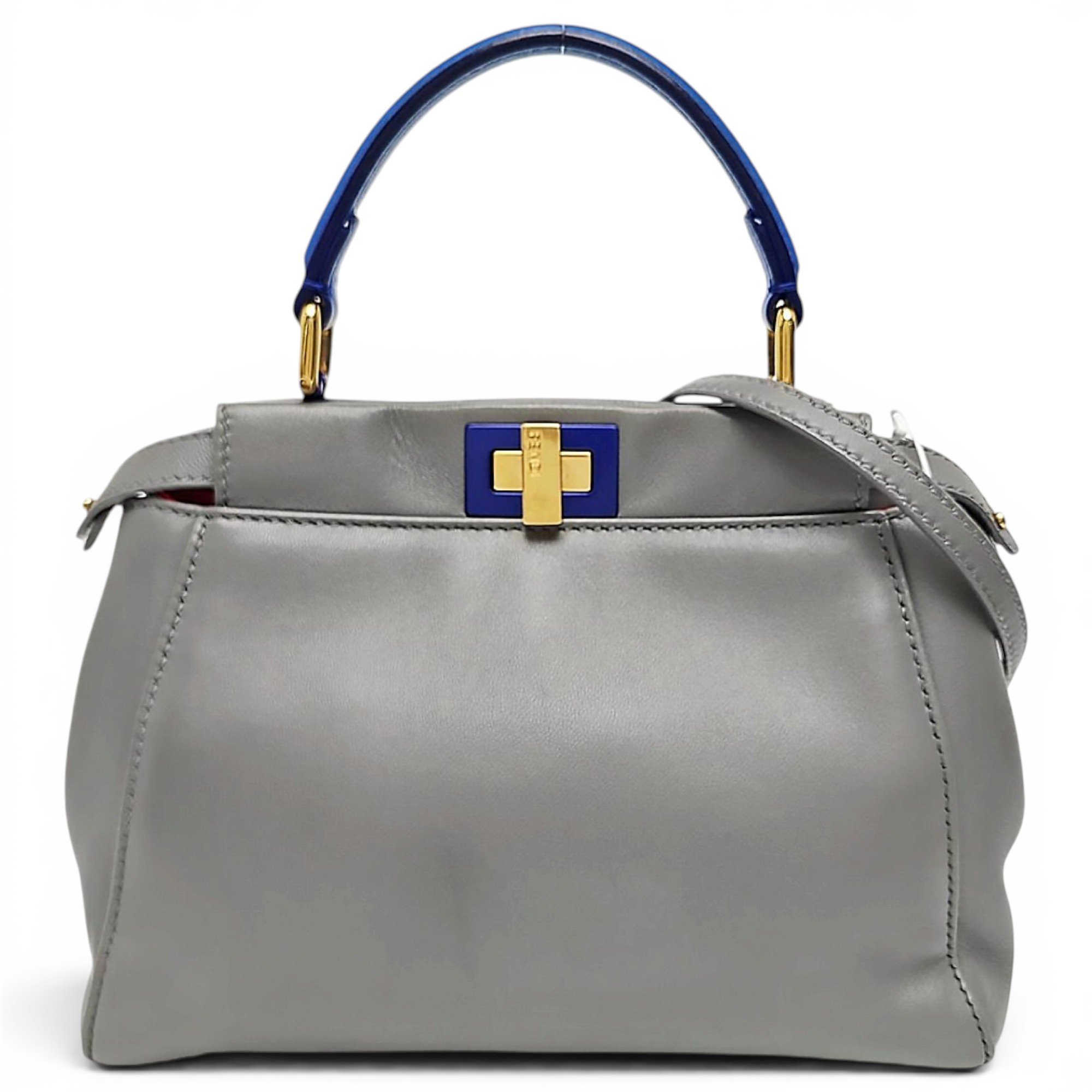 Peekaboo leather handbag