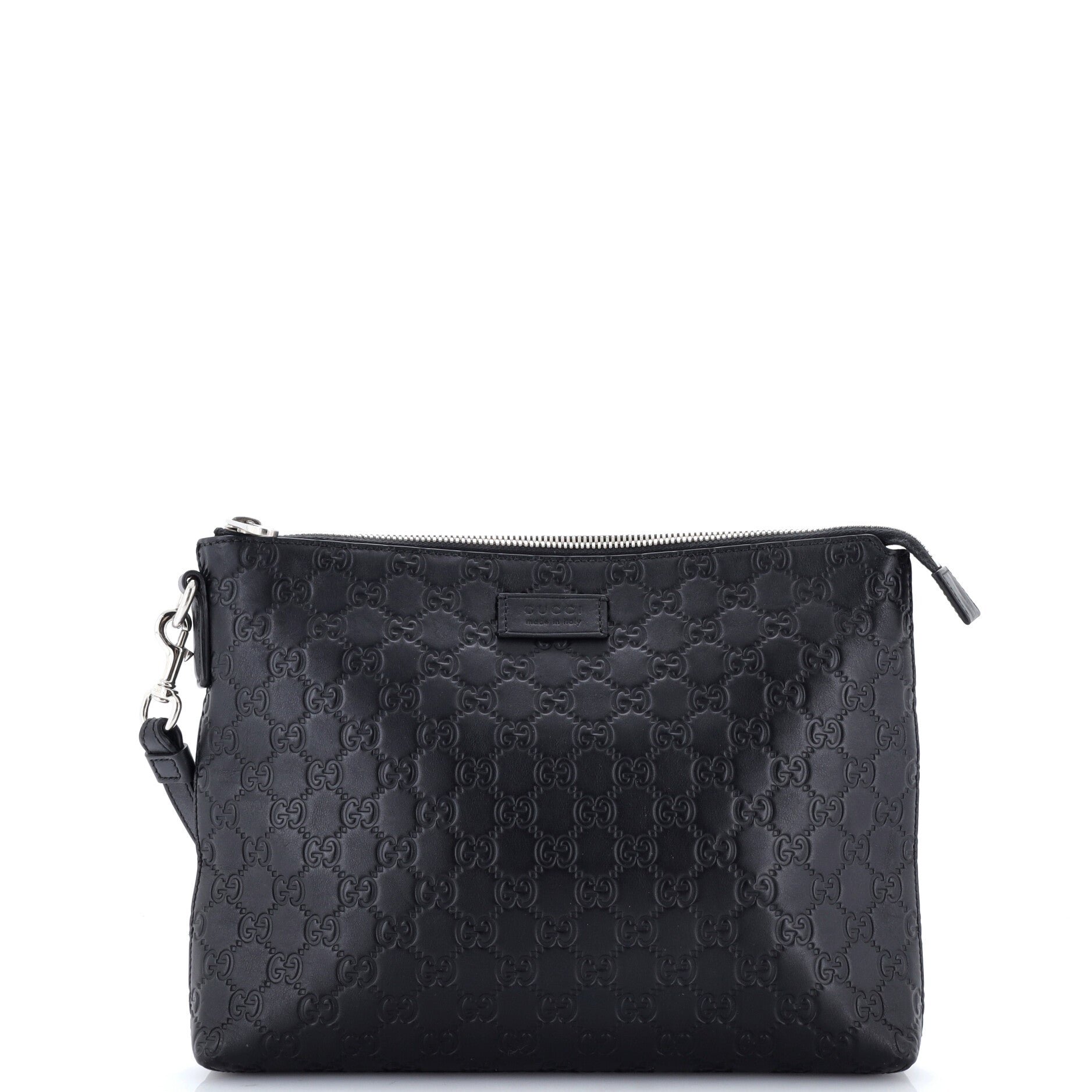 Signature Soft Wristlet Guccissima Leather