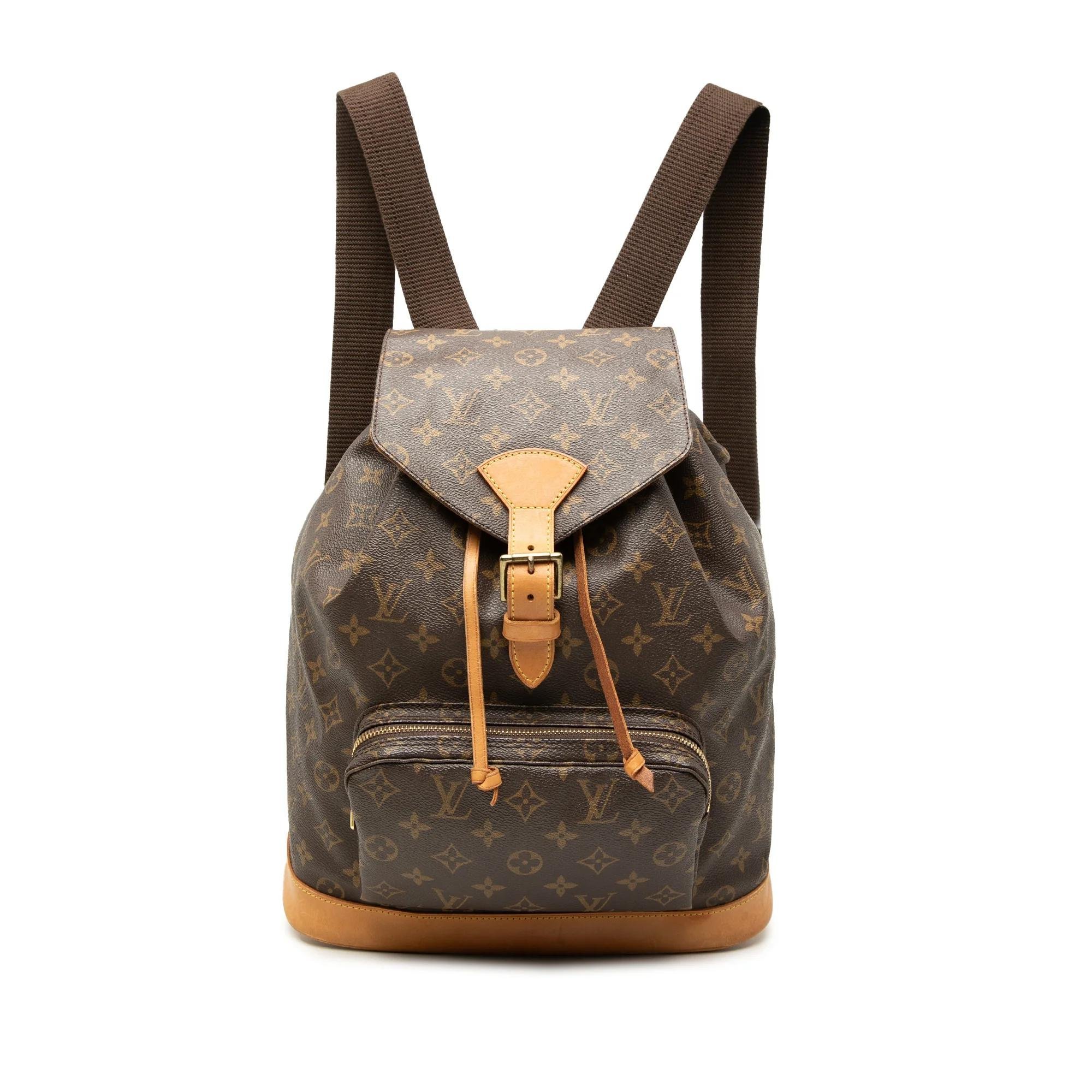 Montsouris leather backpack