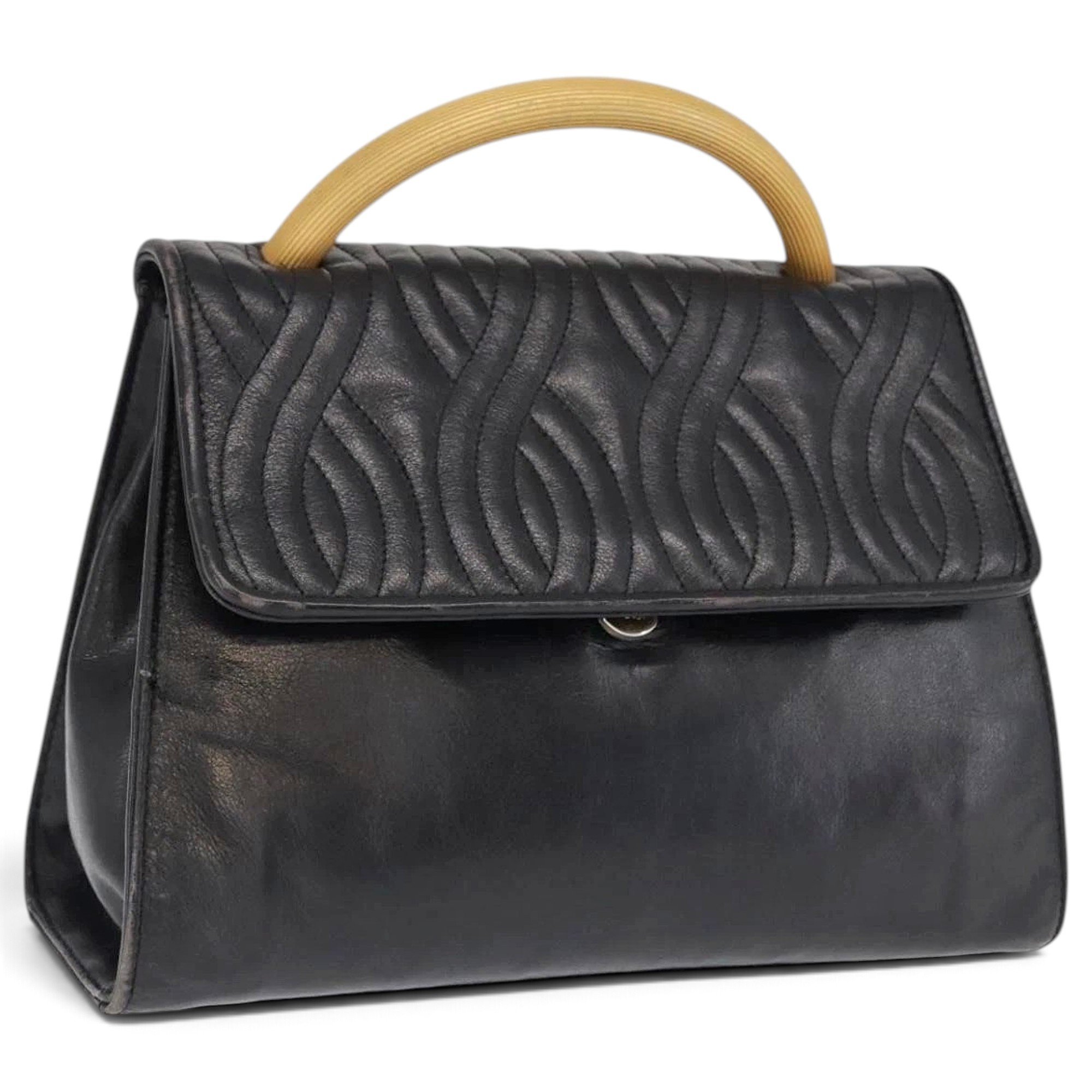 Leather handbag