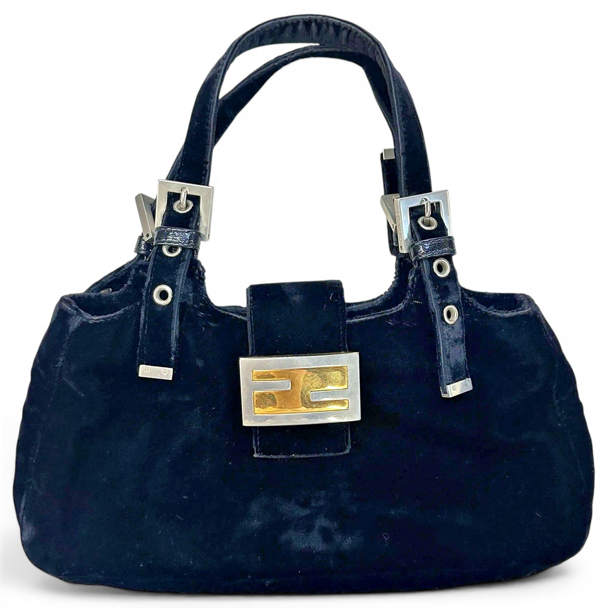 Velvet handbag