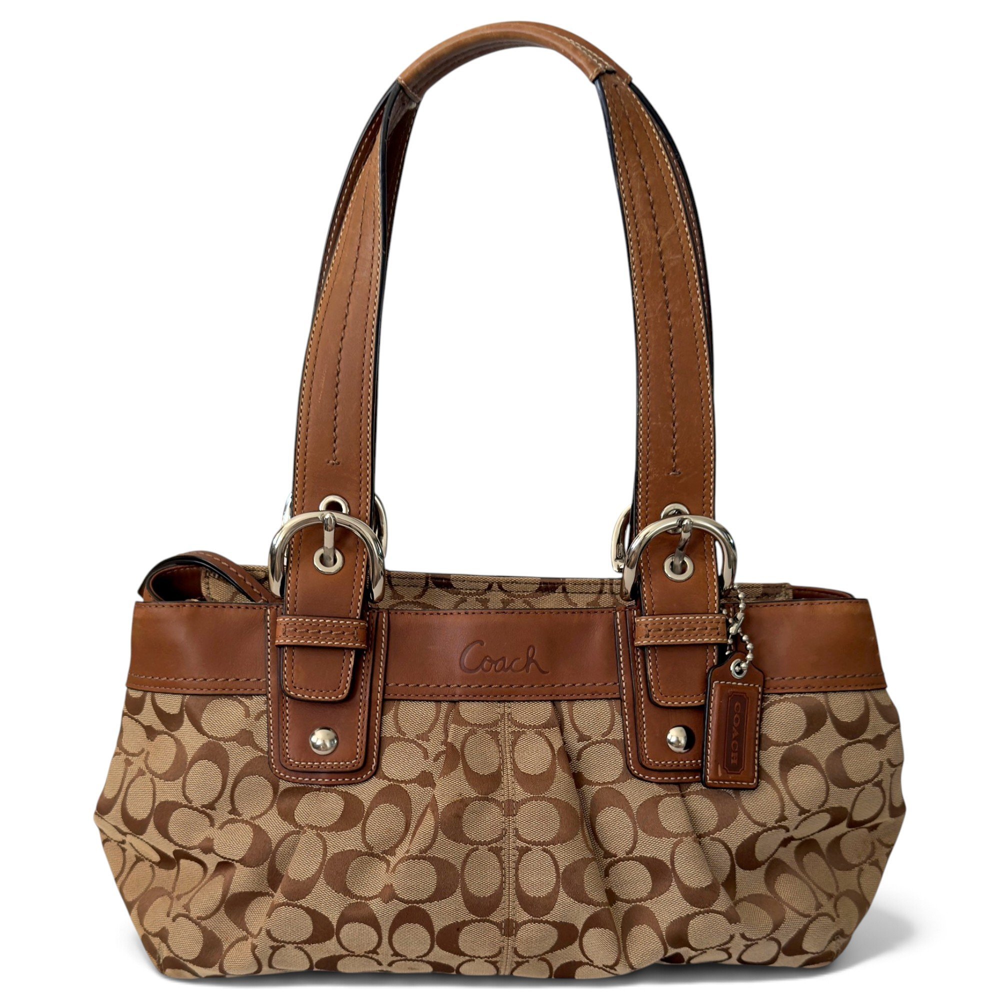 Signature Sufflette cloth handbag