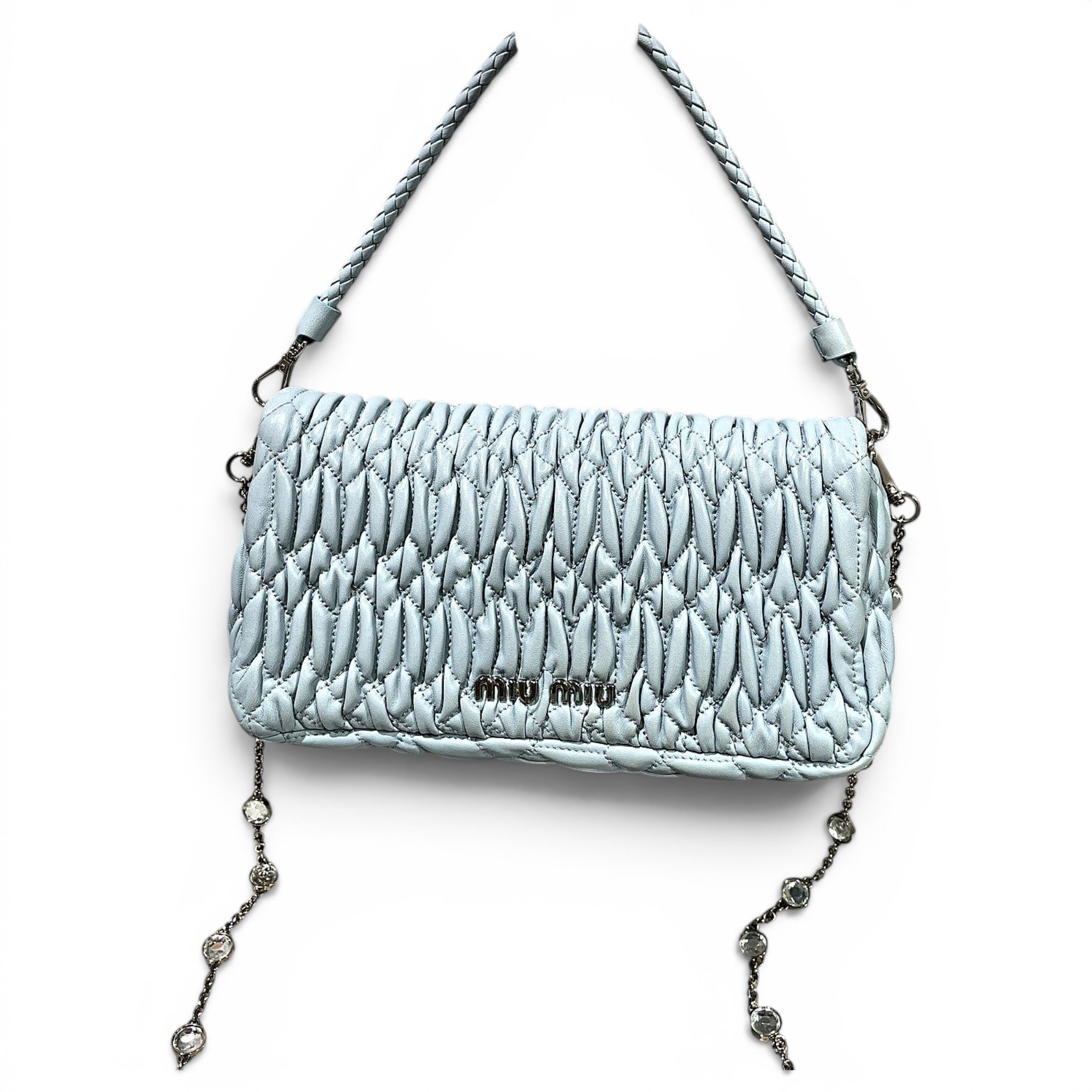 Miu delice leather handbag