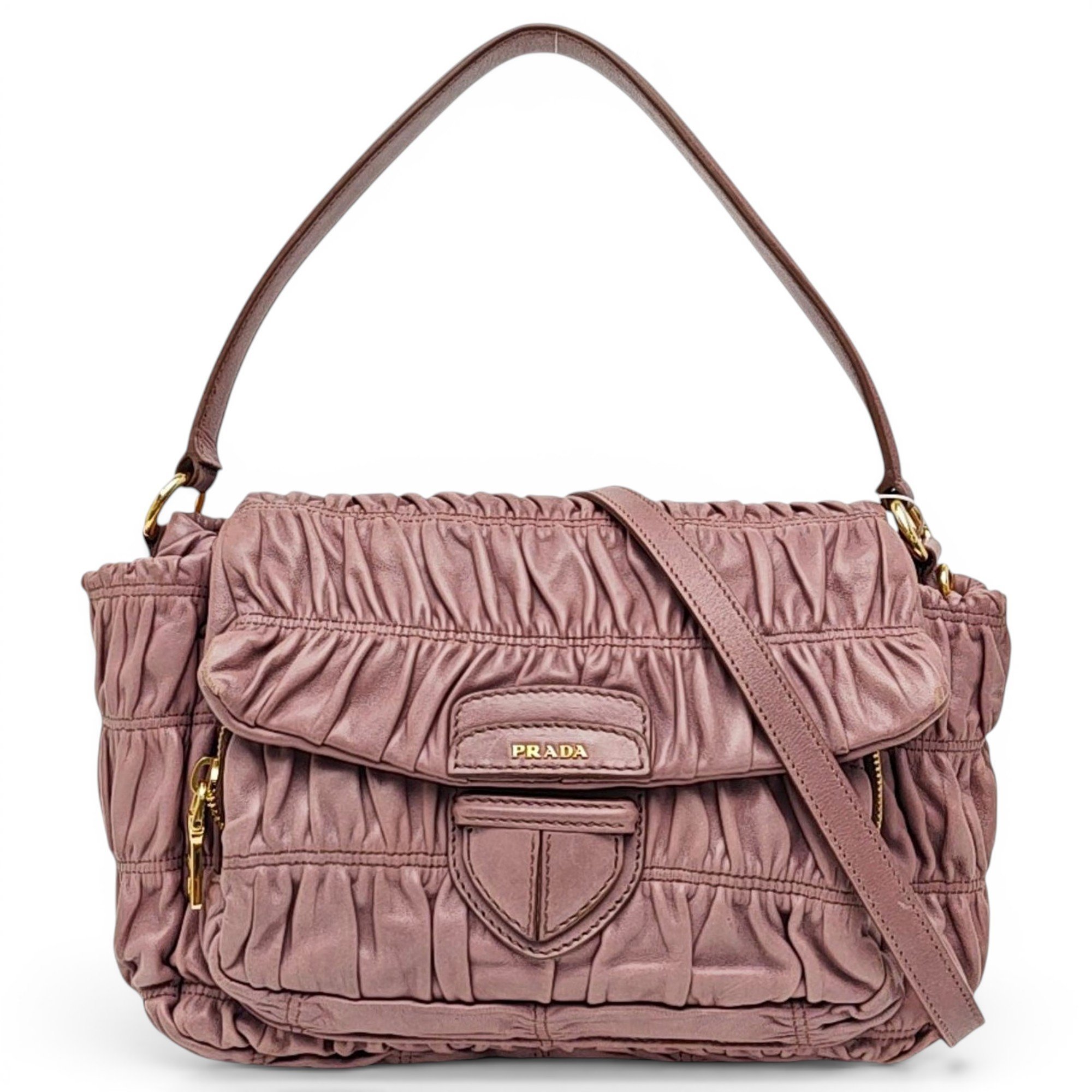 Spectrum leather handbag