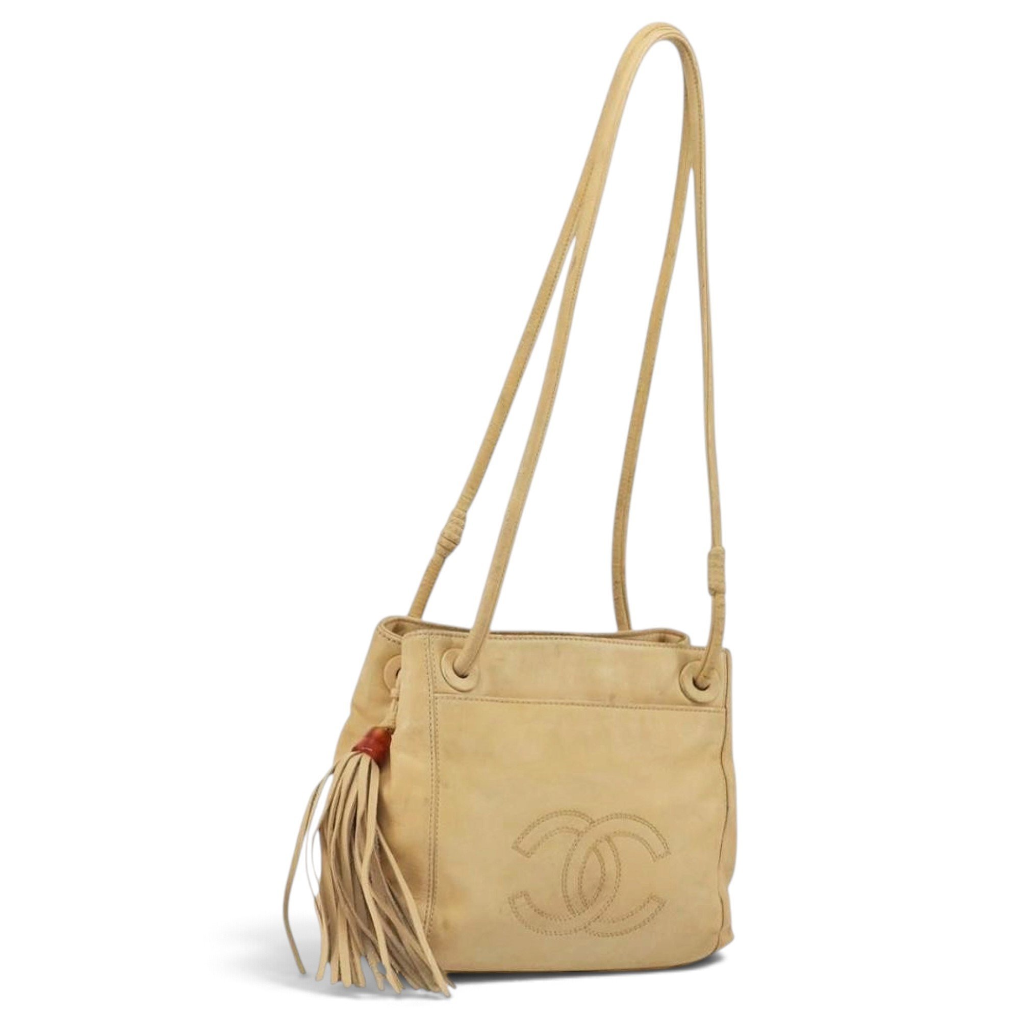 Leather tote