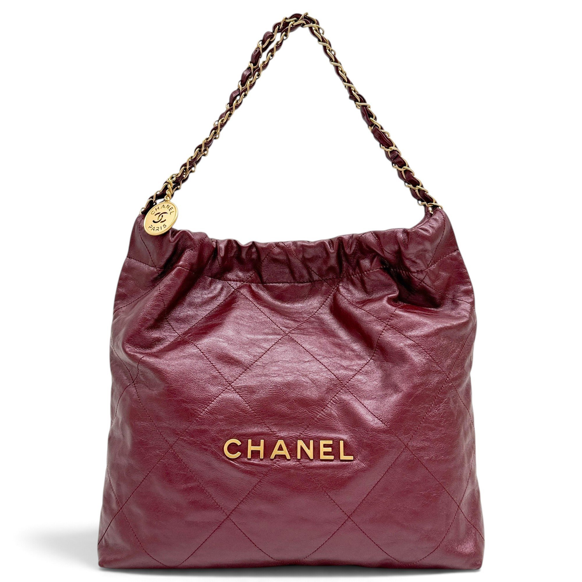 Chanel 22 leather tote