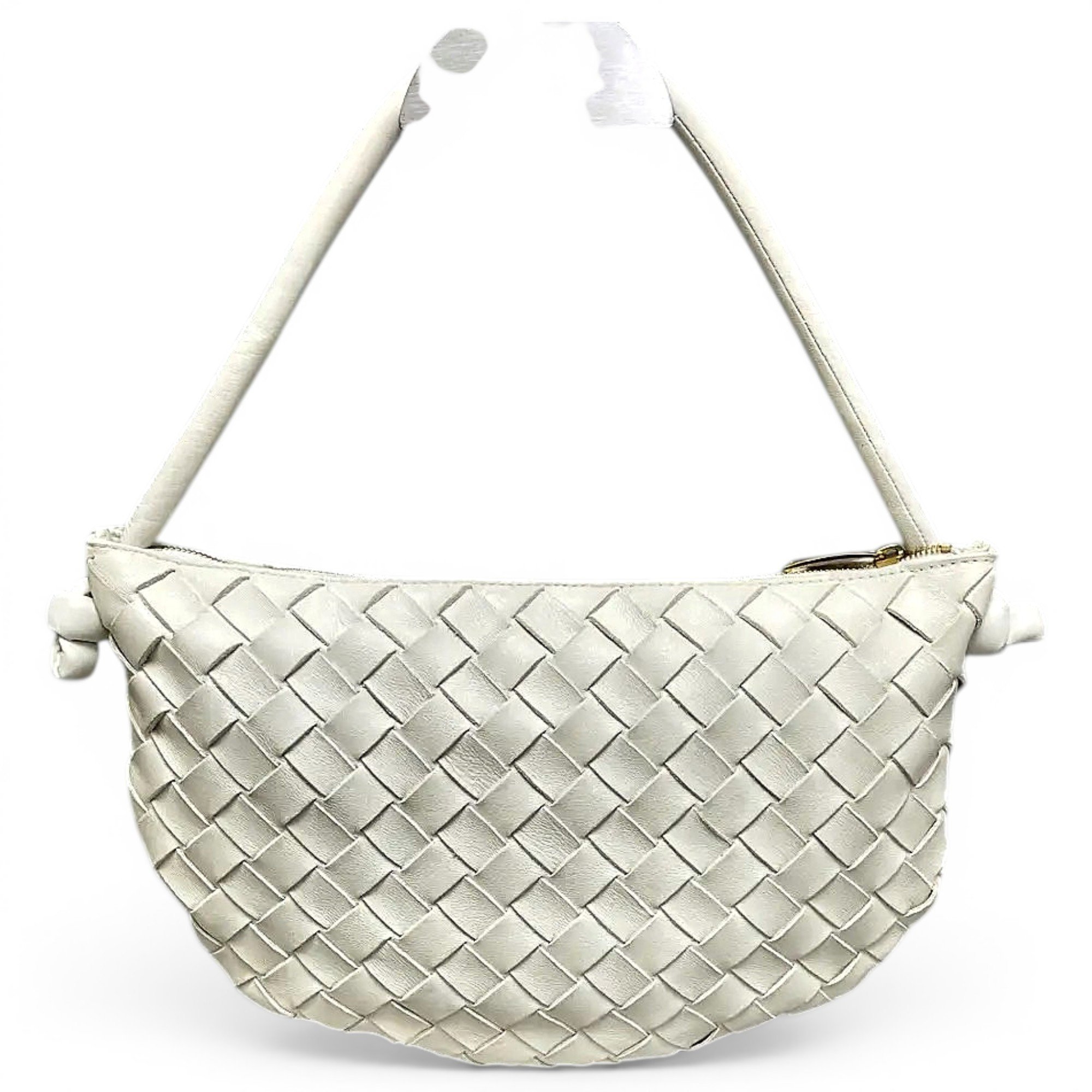 Bulb leather handbag