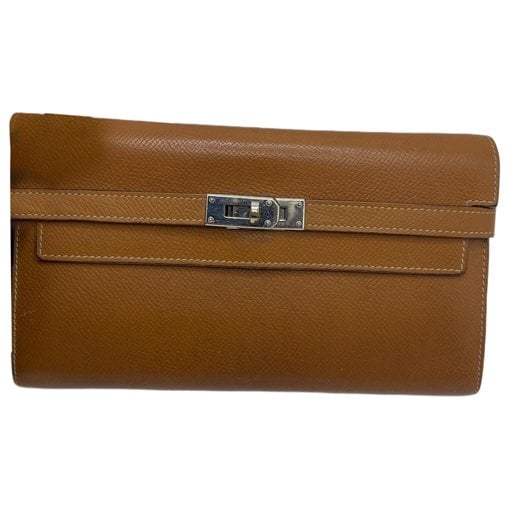 Leather clutch bag