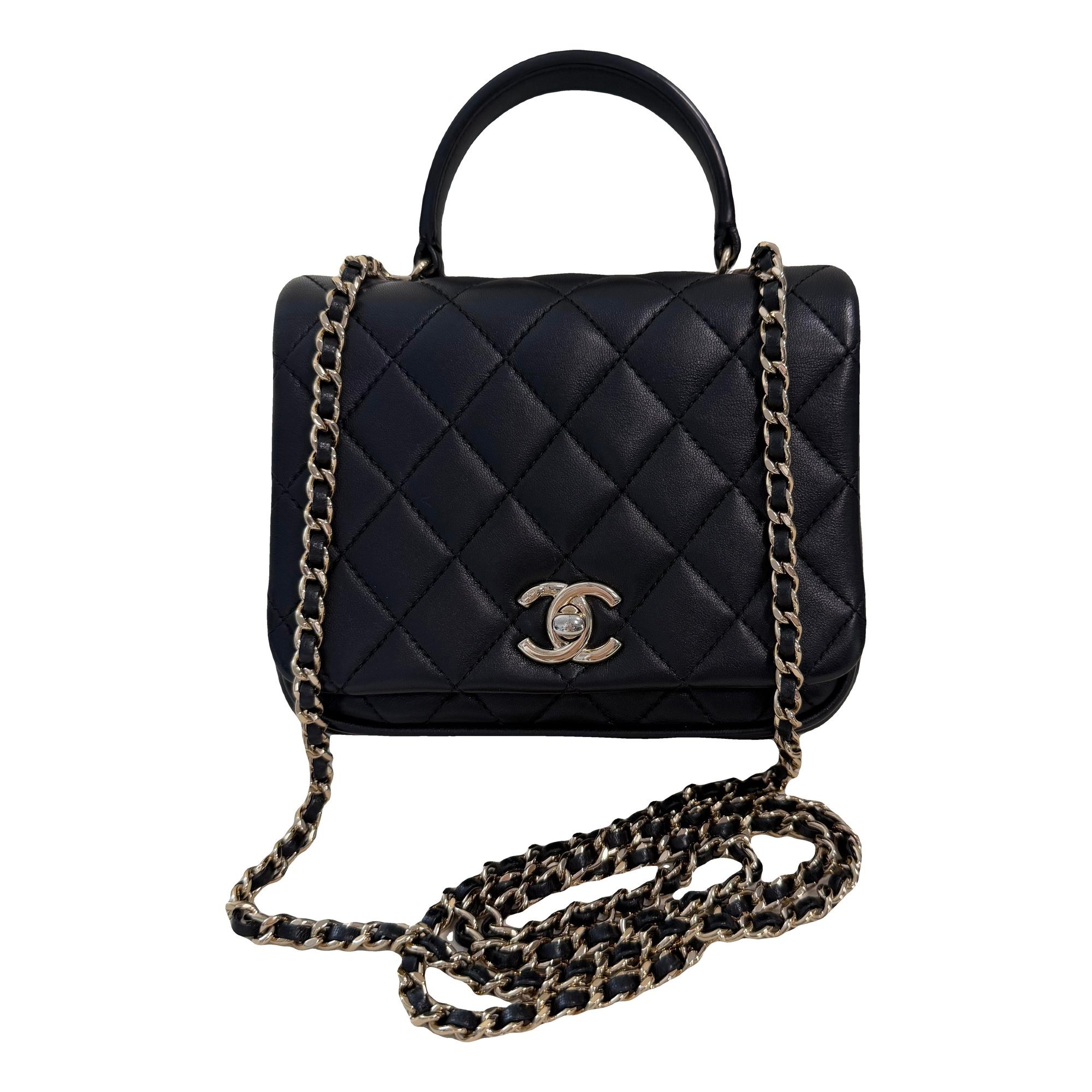 Timeless Classique Top Handle leather handbag