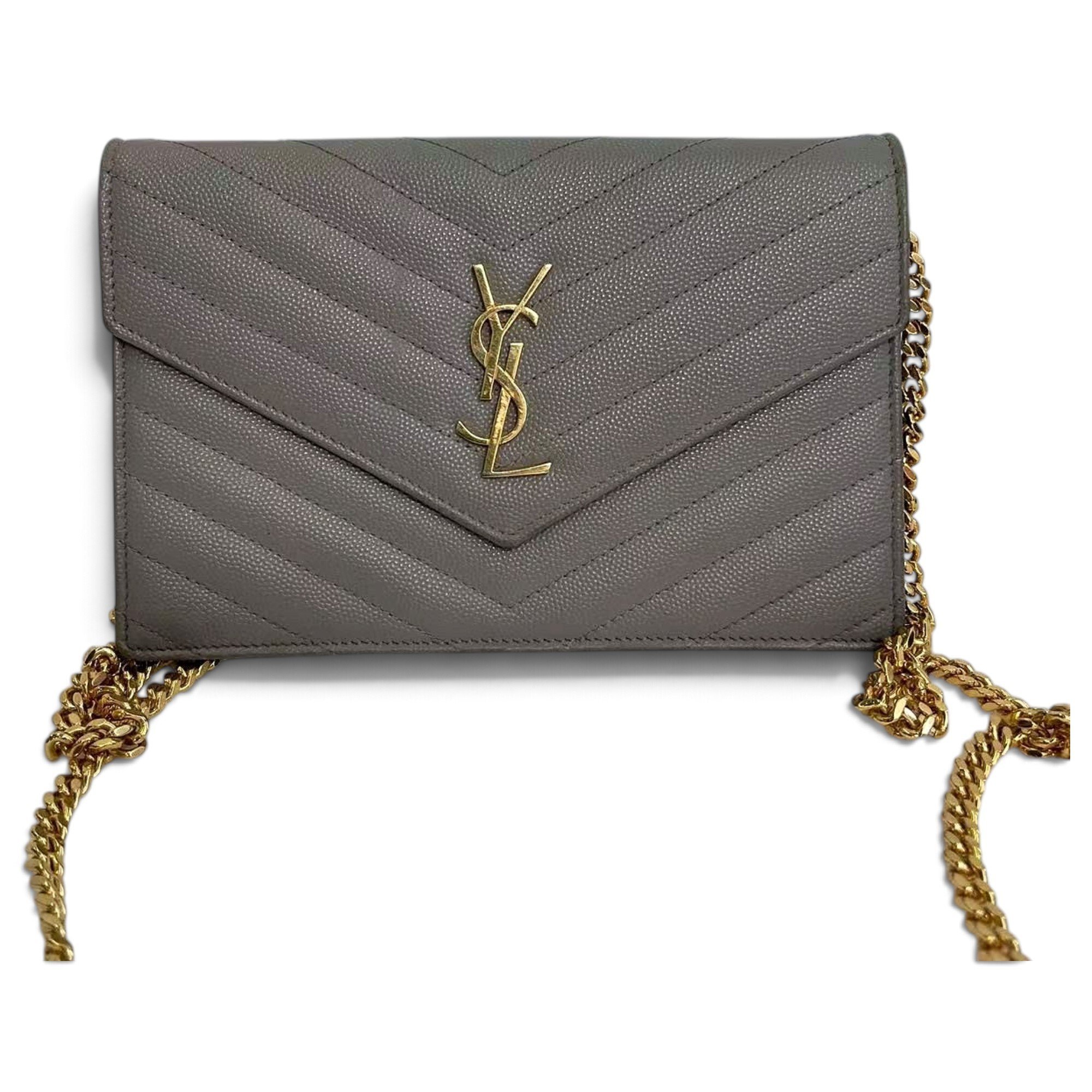 Envelope leather handbag