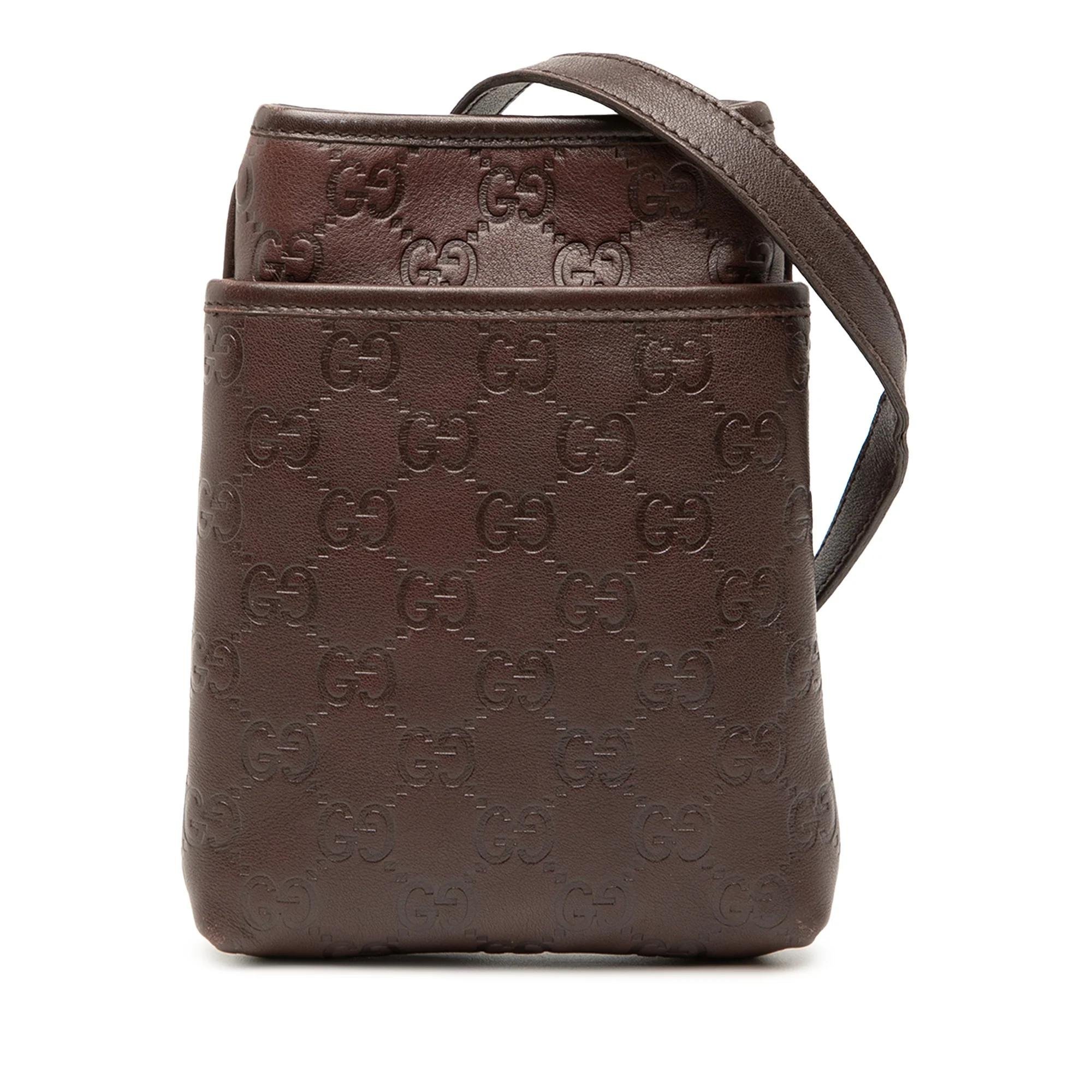 Leather crossbody bag