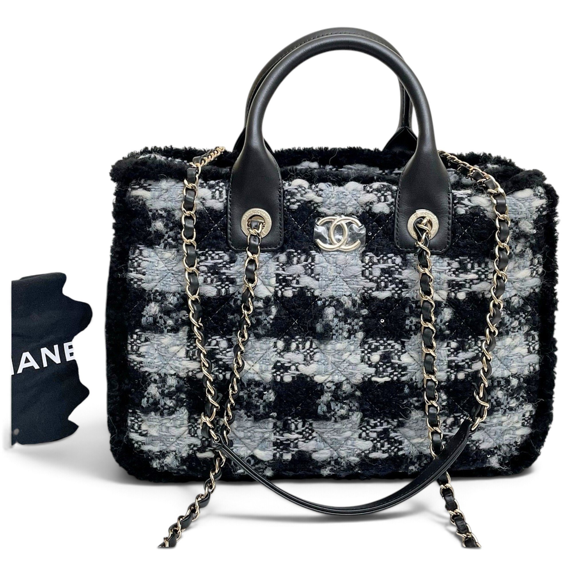Tweed tote
