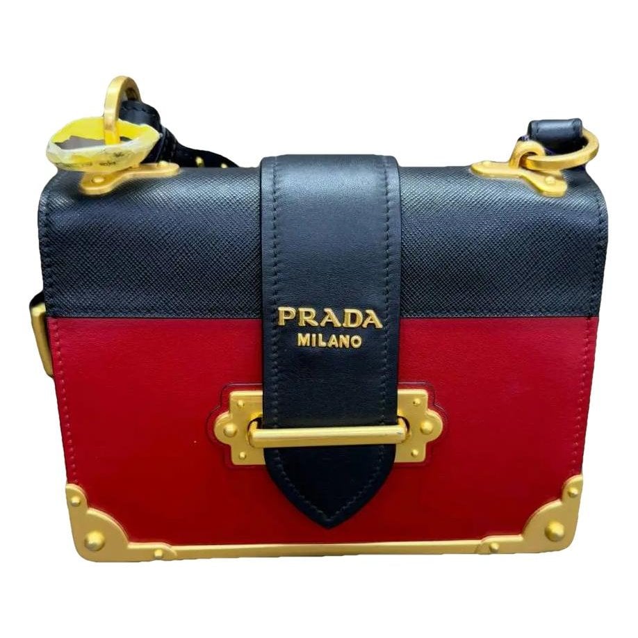Cahier leather handbag