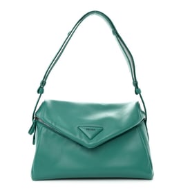 Prada Nappa Padded Signaux Bag Turquoise