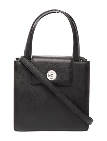 Leather Top Handle Bag Vintage