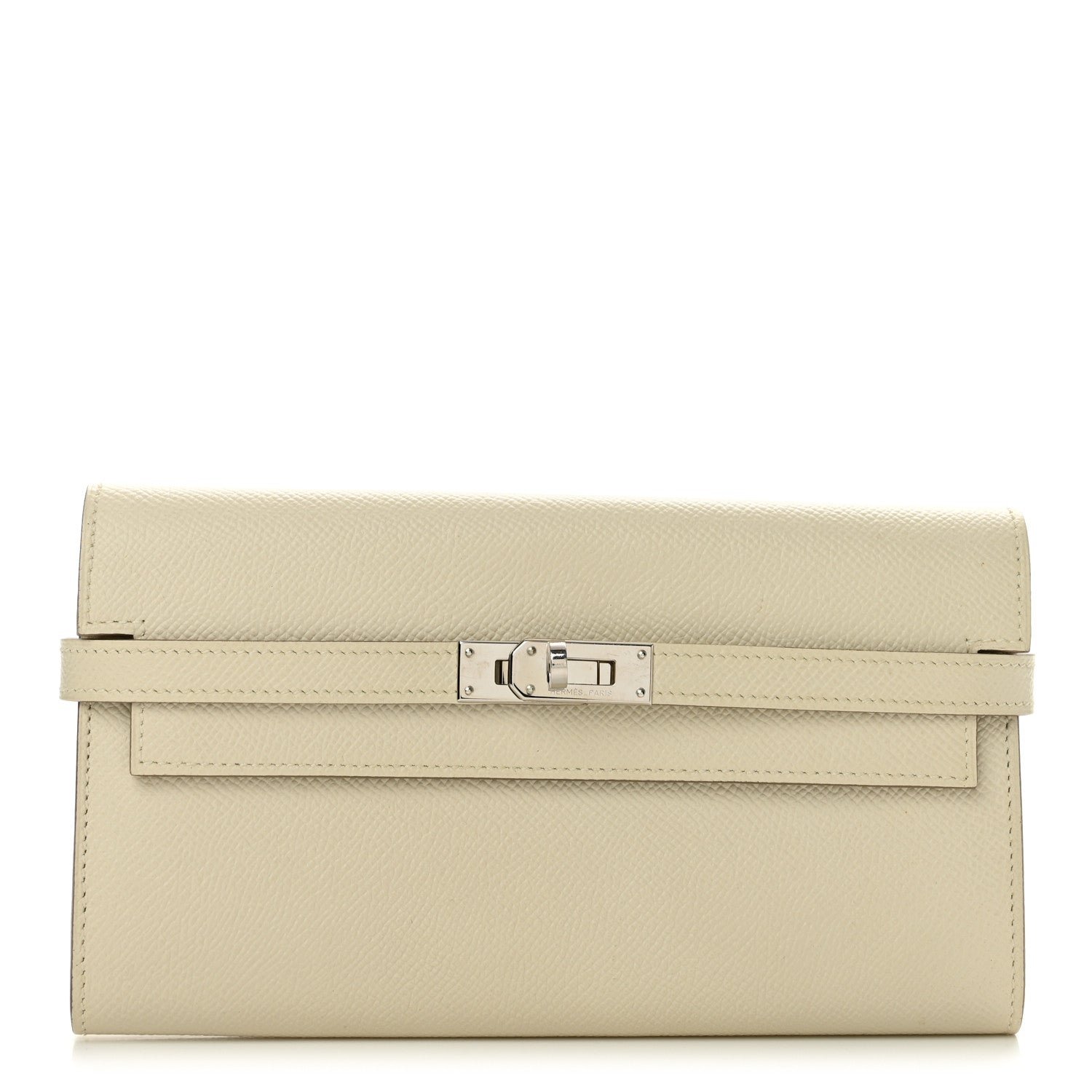 Hermes Epsom Kelly Longue Wallet Beton