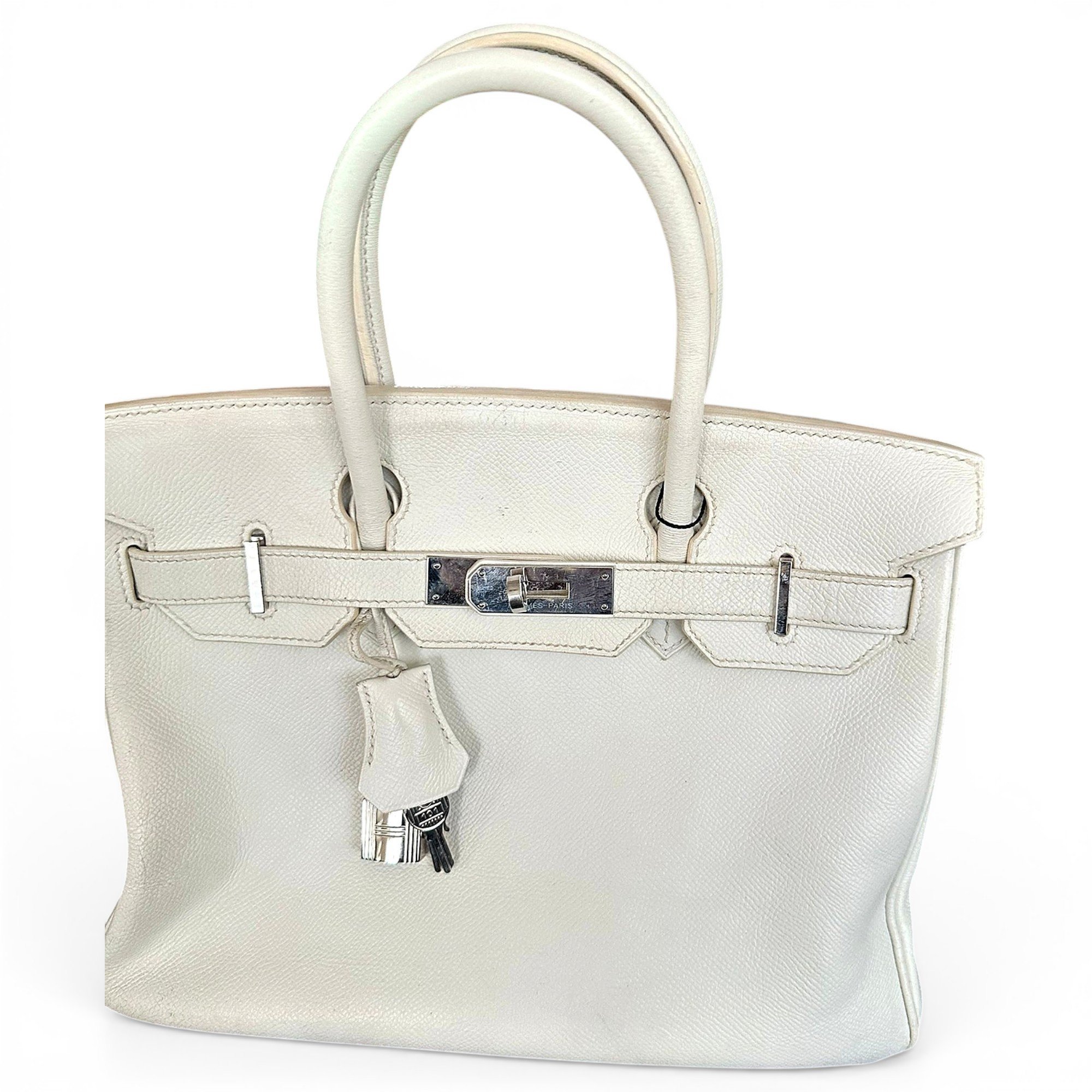 Hermes Birkin 30 Handbag White