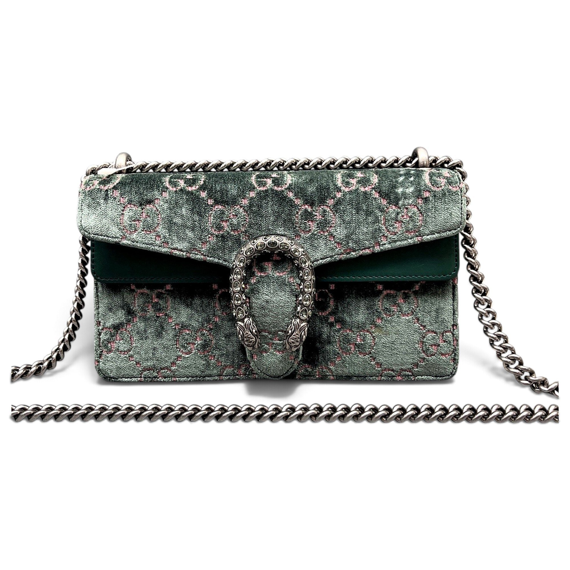 Dionysus Super Mini velvet handbag