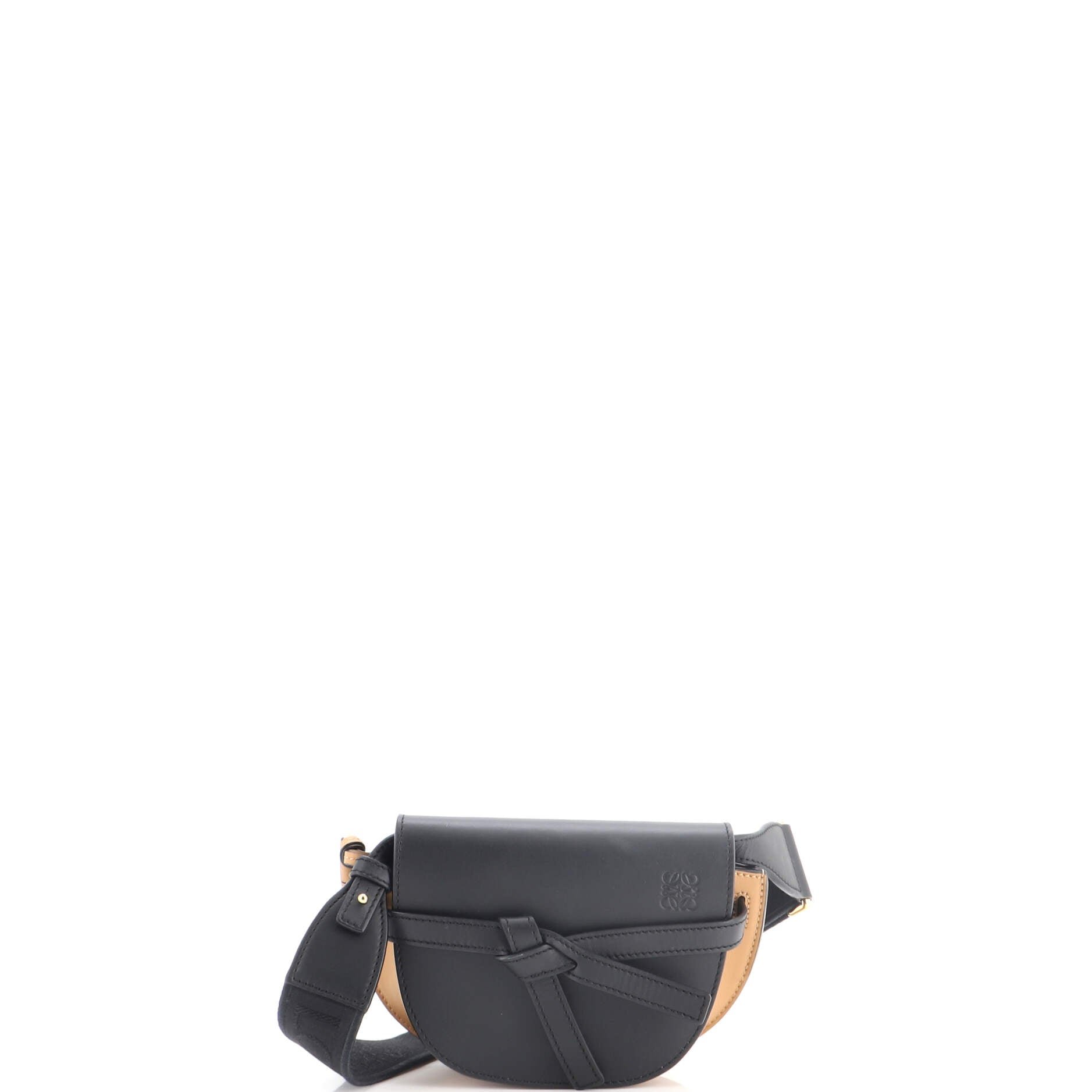 Gate Dual Shoulder Bag Leather Mini
