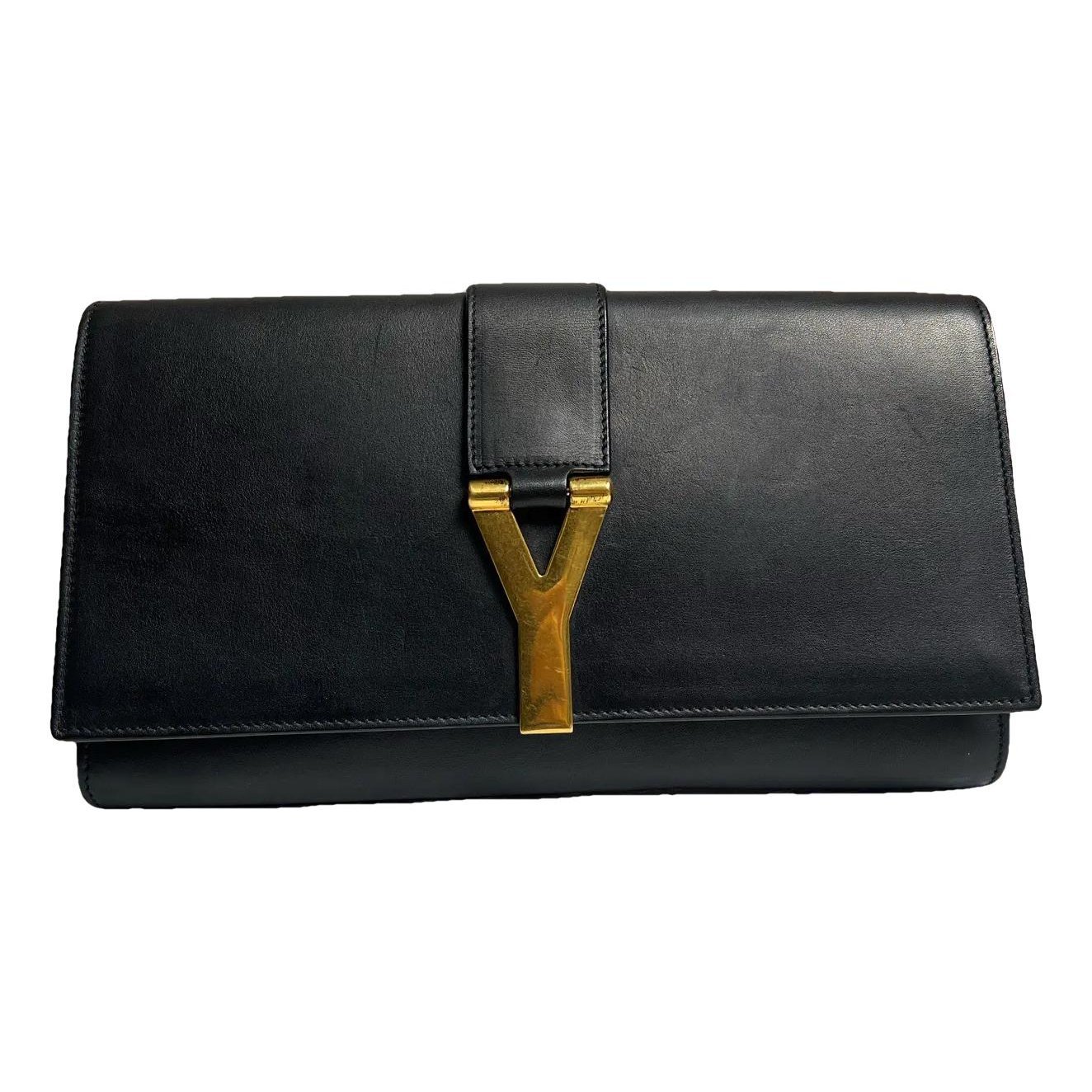 Saint Laurent Kate monogramme leather clutch bag
