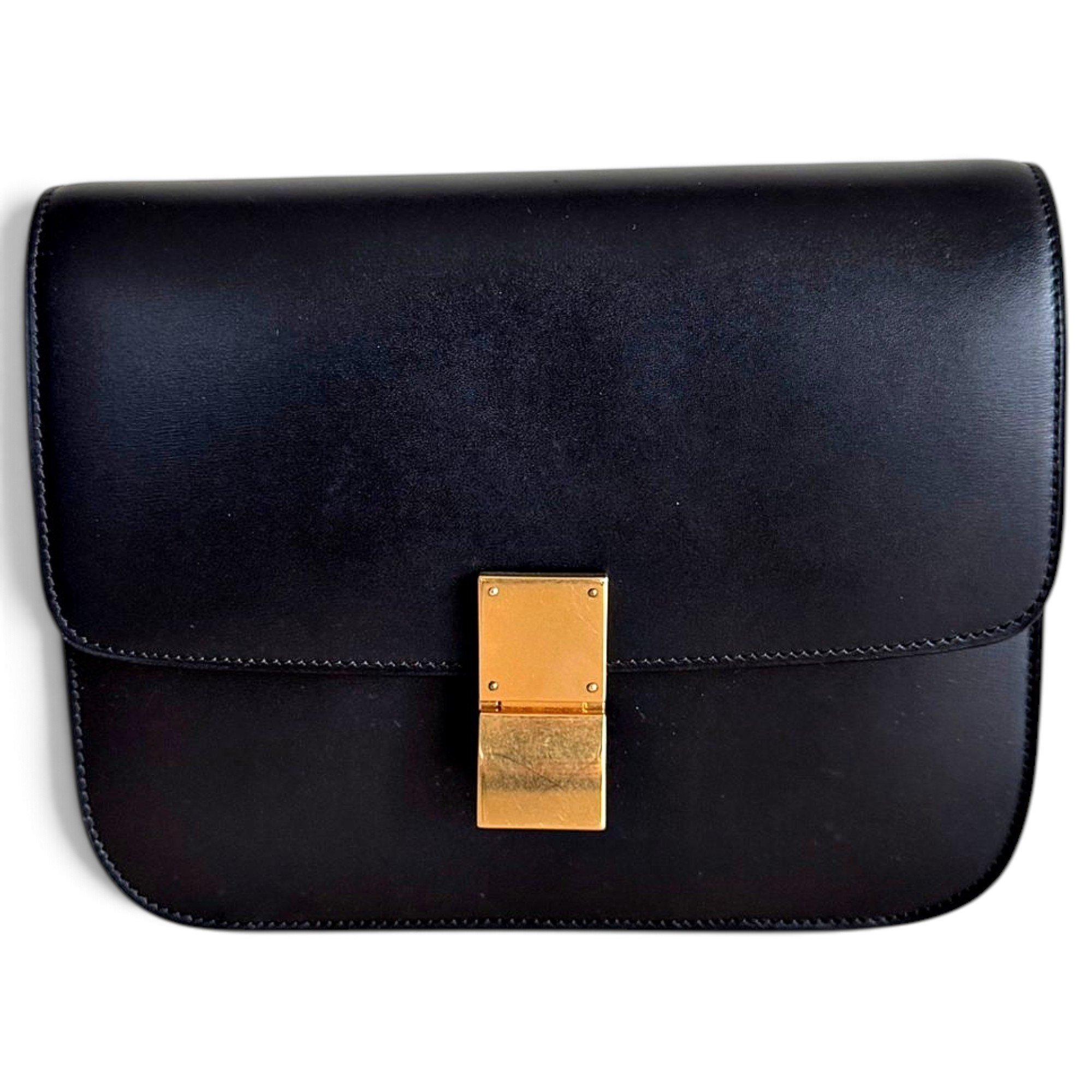 Classic leather crossbody bag