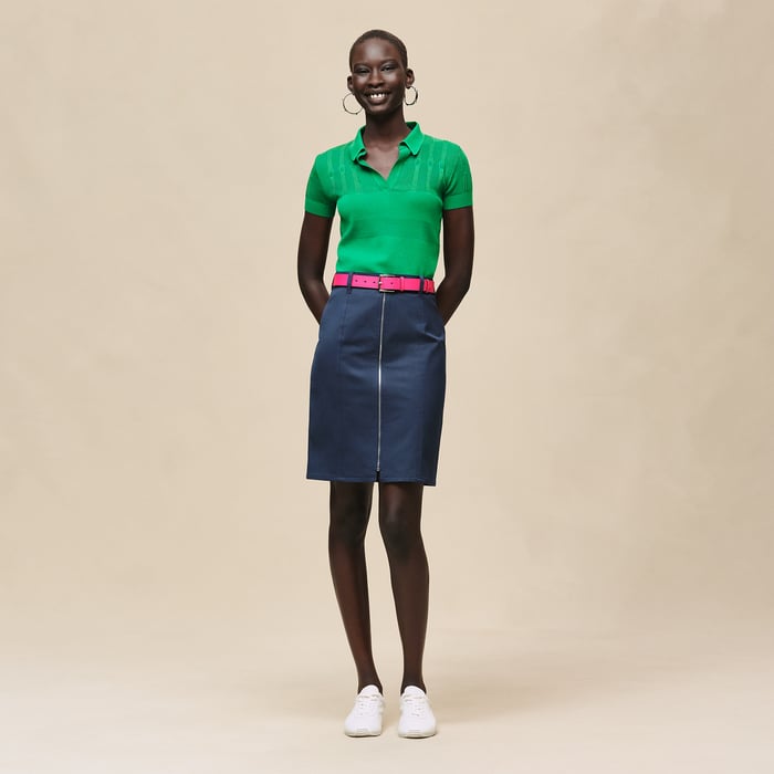 Vert Jungle Polo Manches Courtes