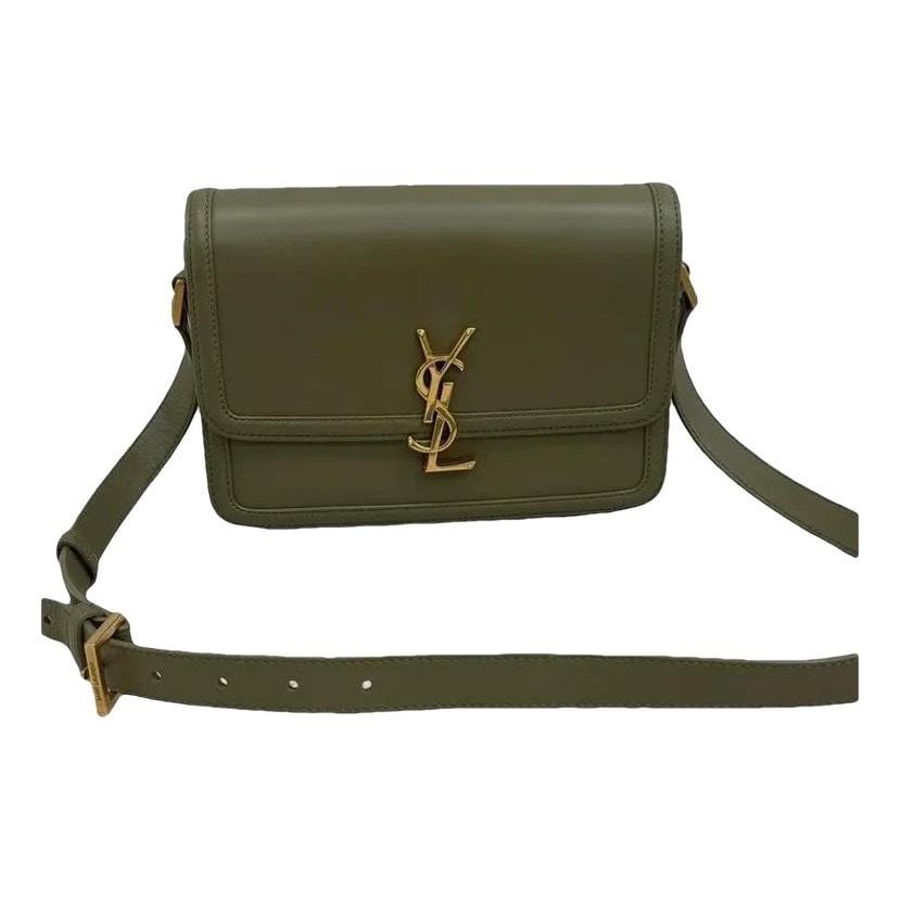 Solférino leather handbag