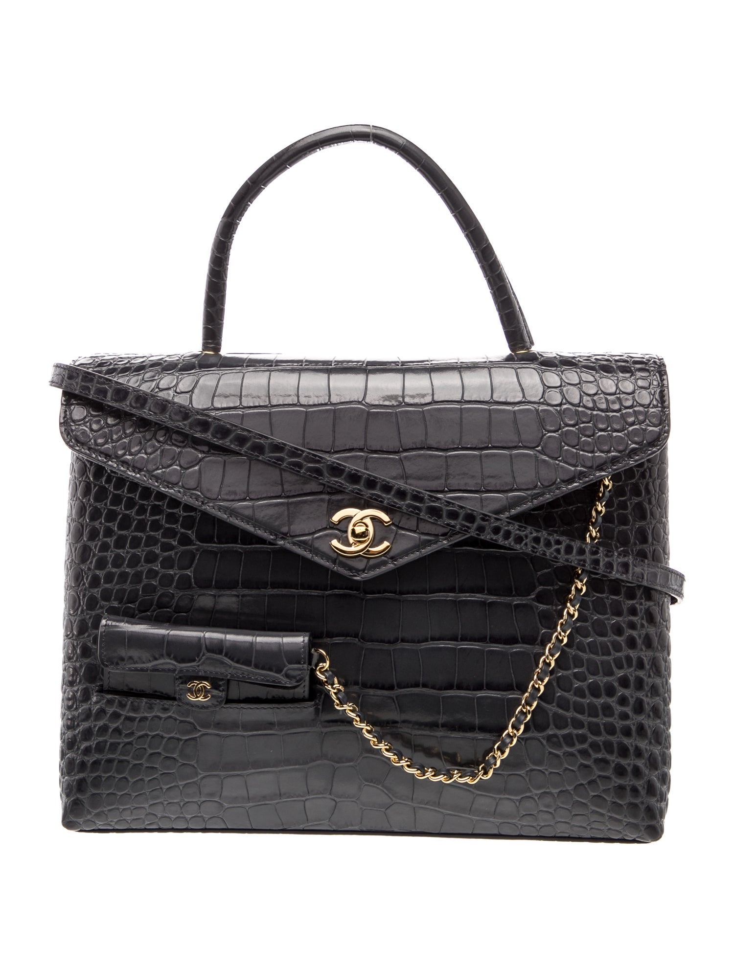 Chanel 2026 Metiers D'art Maxi Croc Illusion Flap Bag w/ Tags