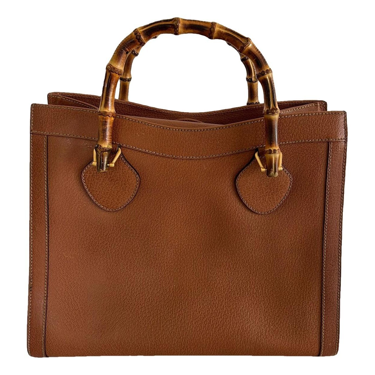 Diana Bamboo leather tote