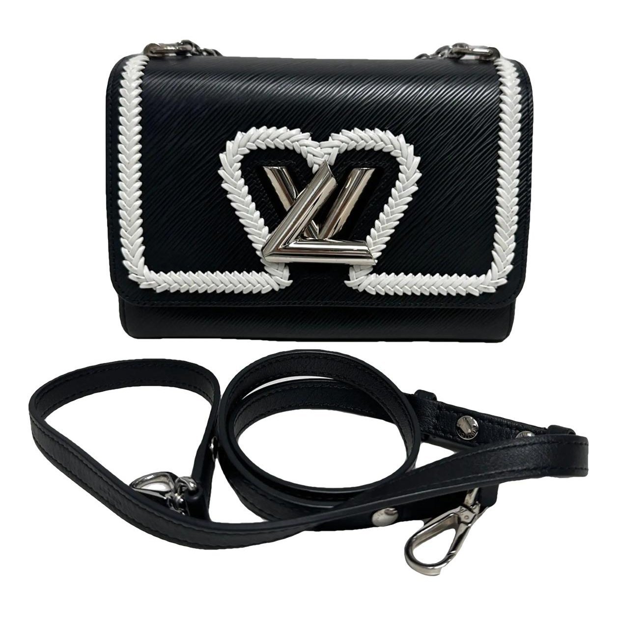 Twist leather crossbody bag